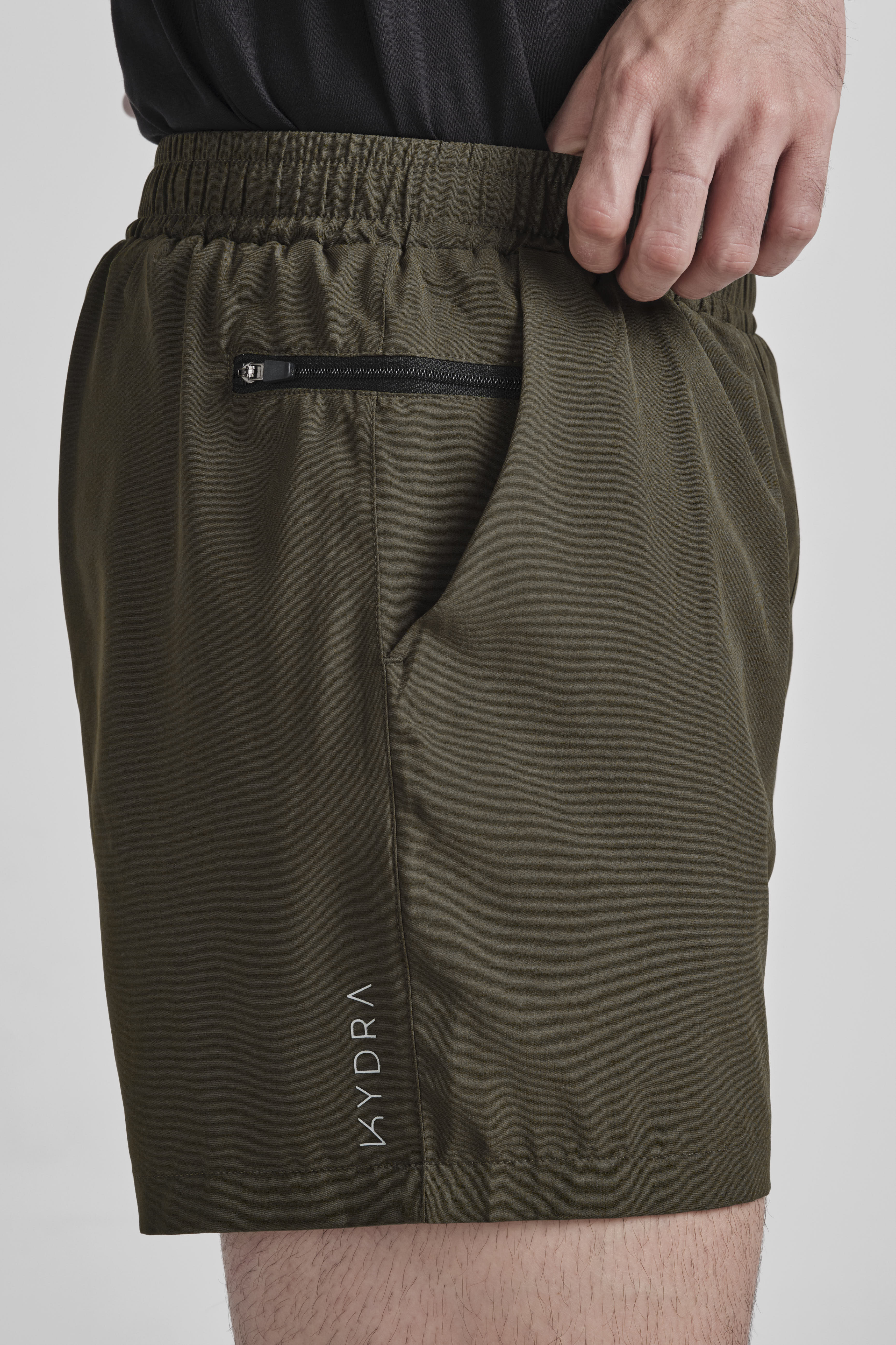 5" Axis Shorts - KYDRA #color_Olive Noir