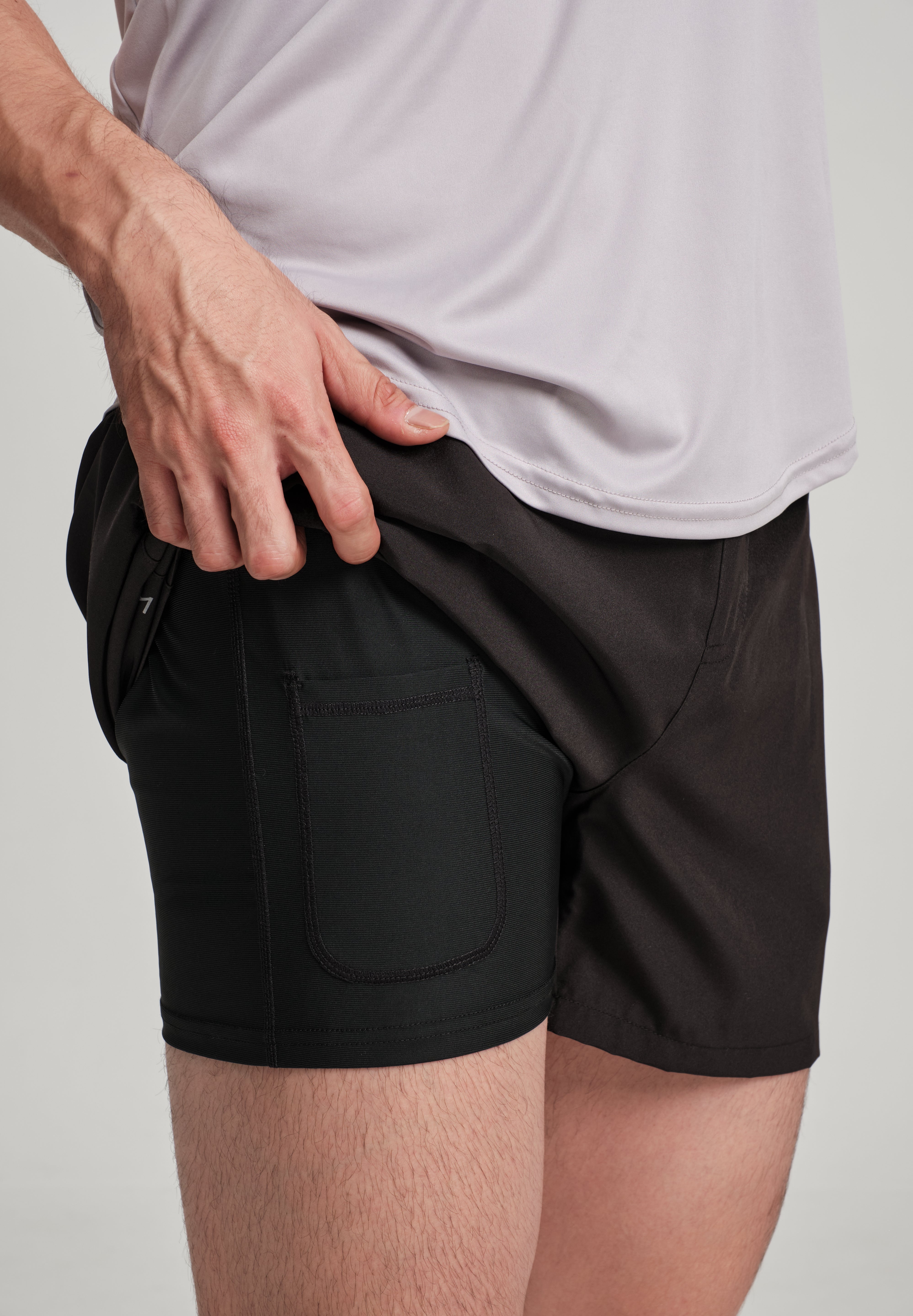 5" Axis Shorts - KYDRA #color_Black