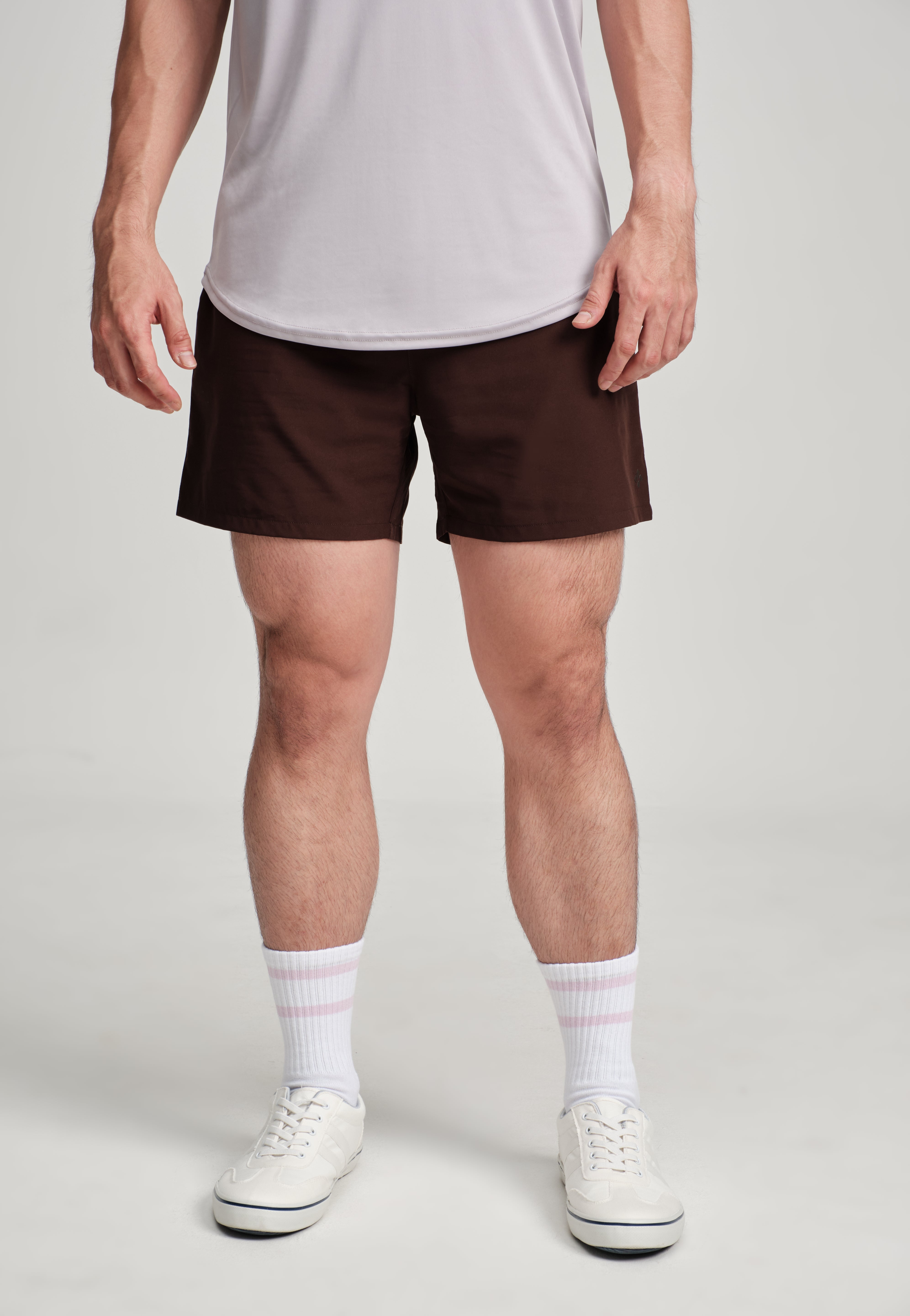 5" Axis Shorts - KYDRA #color_Espresso