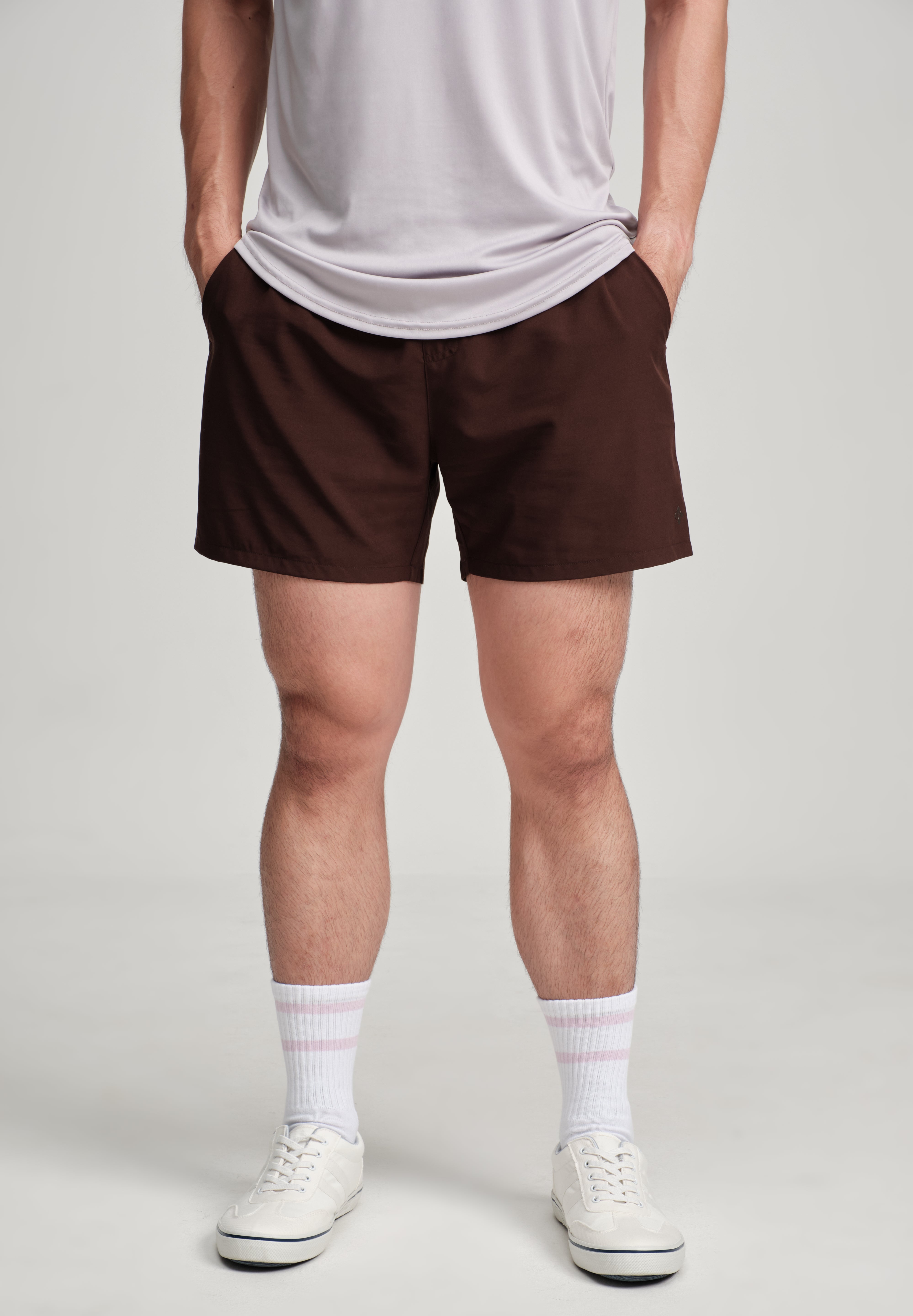 5" Axis Shorts - KYDRA #color_Espresso