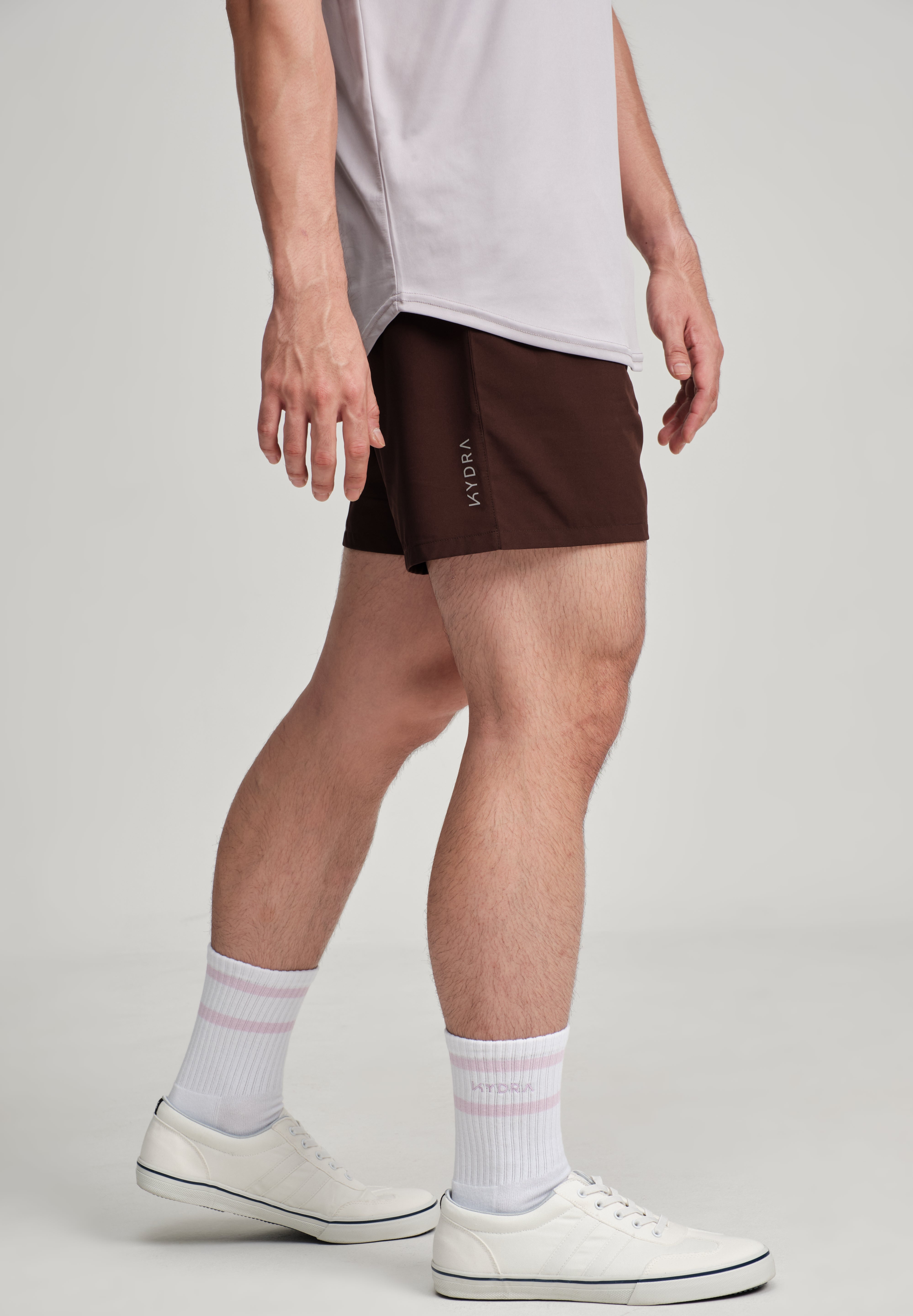 5" Axis Shorts - KYDRA #color_Espresso