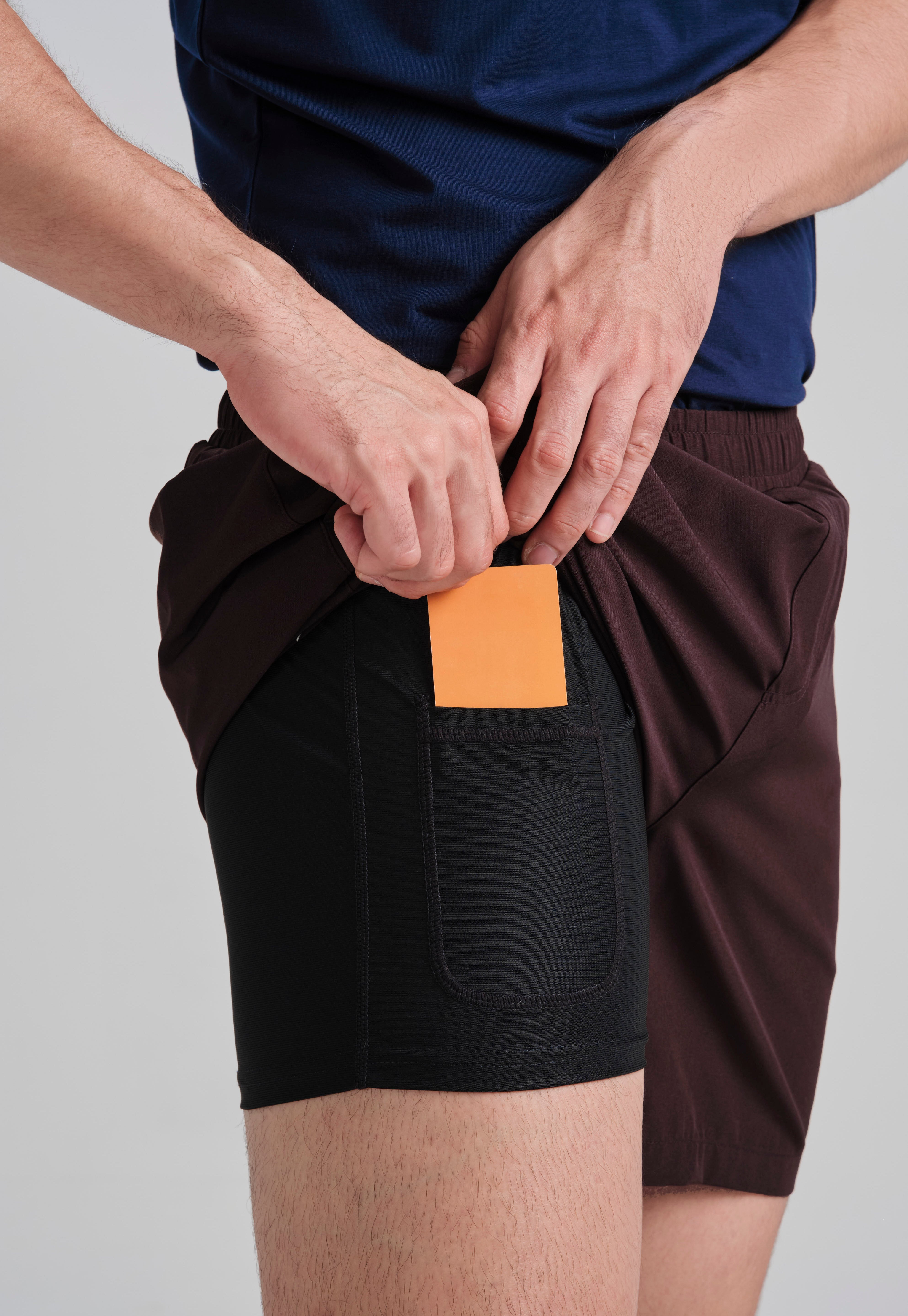 7" Axis Shorts - KYDRA #color_Espresso