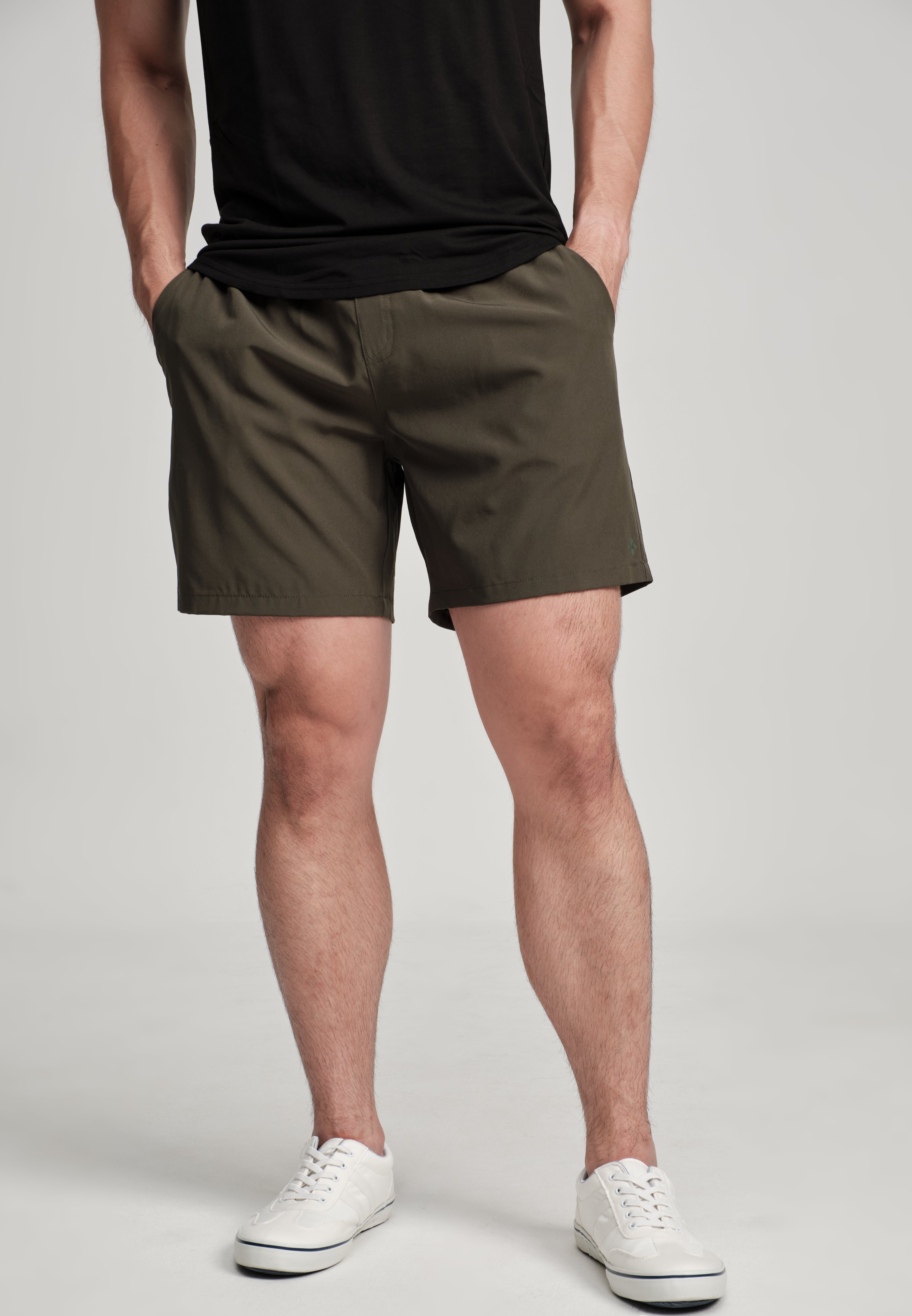 7" Axis Shorts - KYDRA #color_Olive Noir