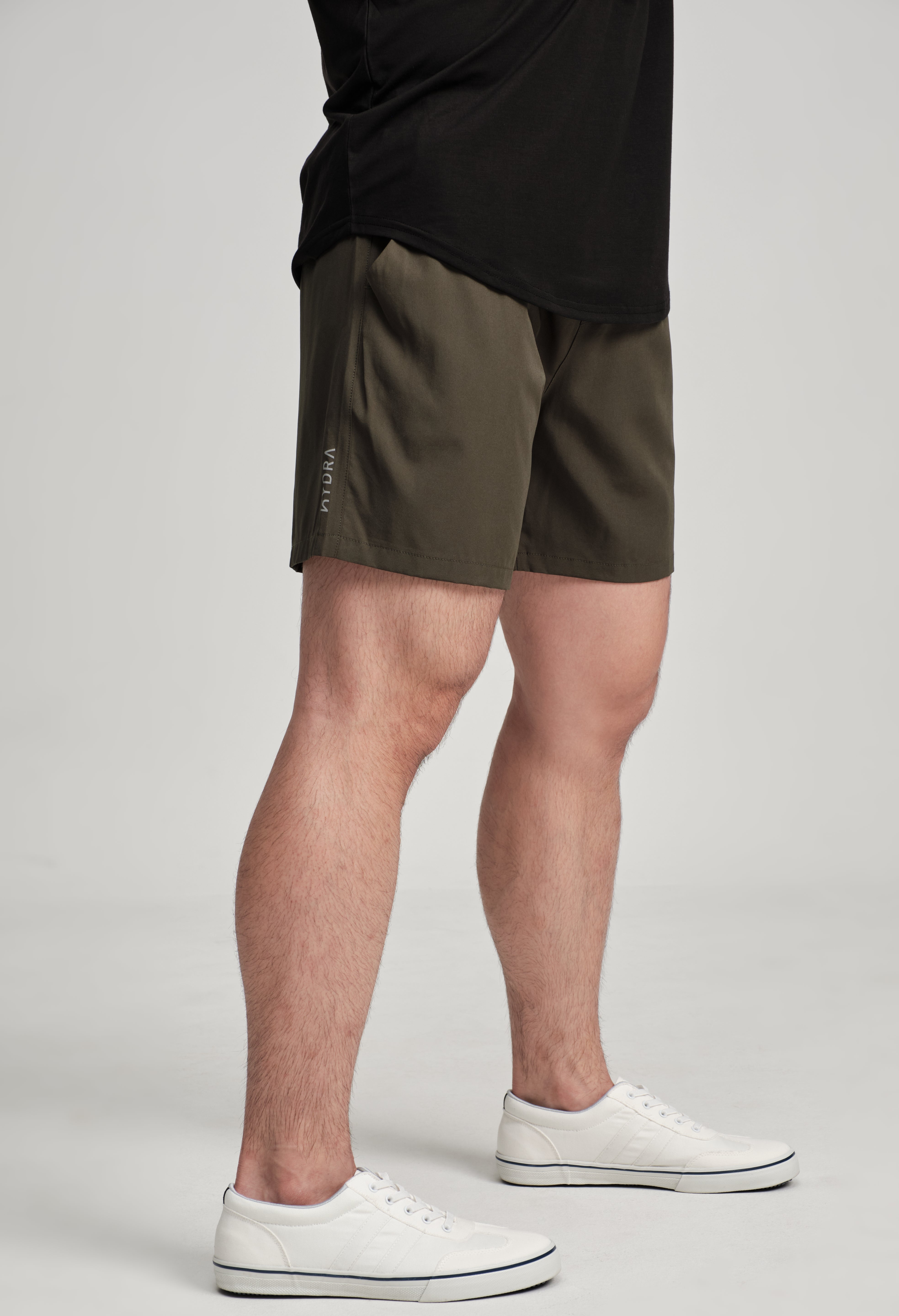 7" Axis Shorts - KYDRA #color_Olive Noir