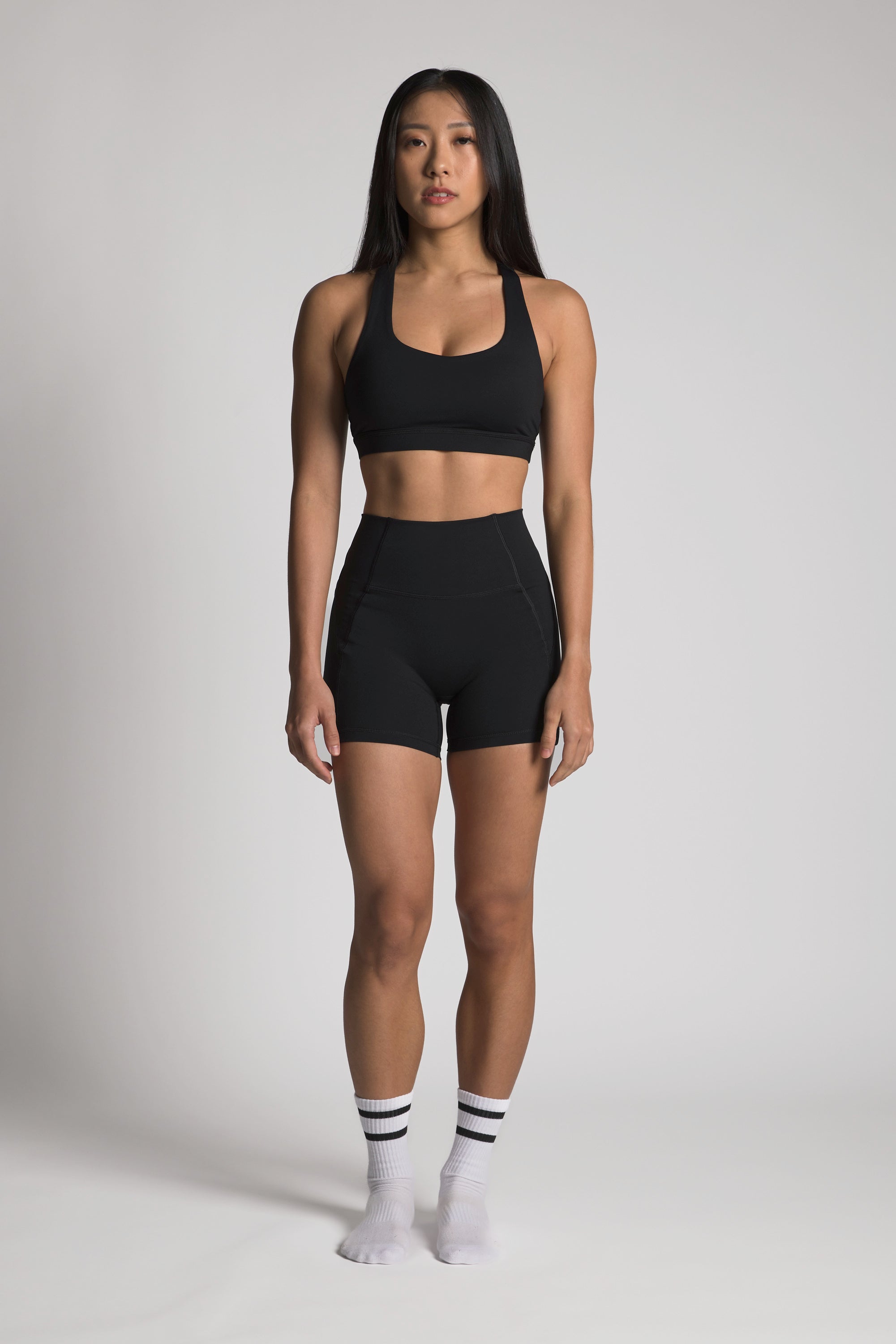 Apex 4" Pocket Shorts - KYDRA #color_Black