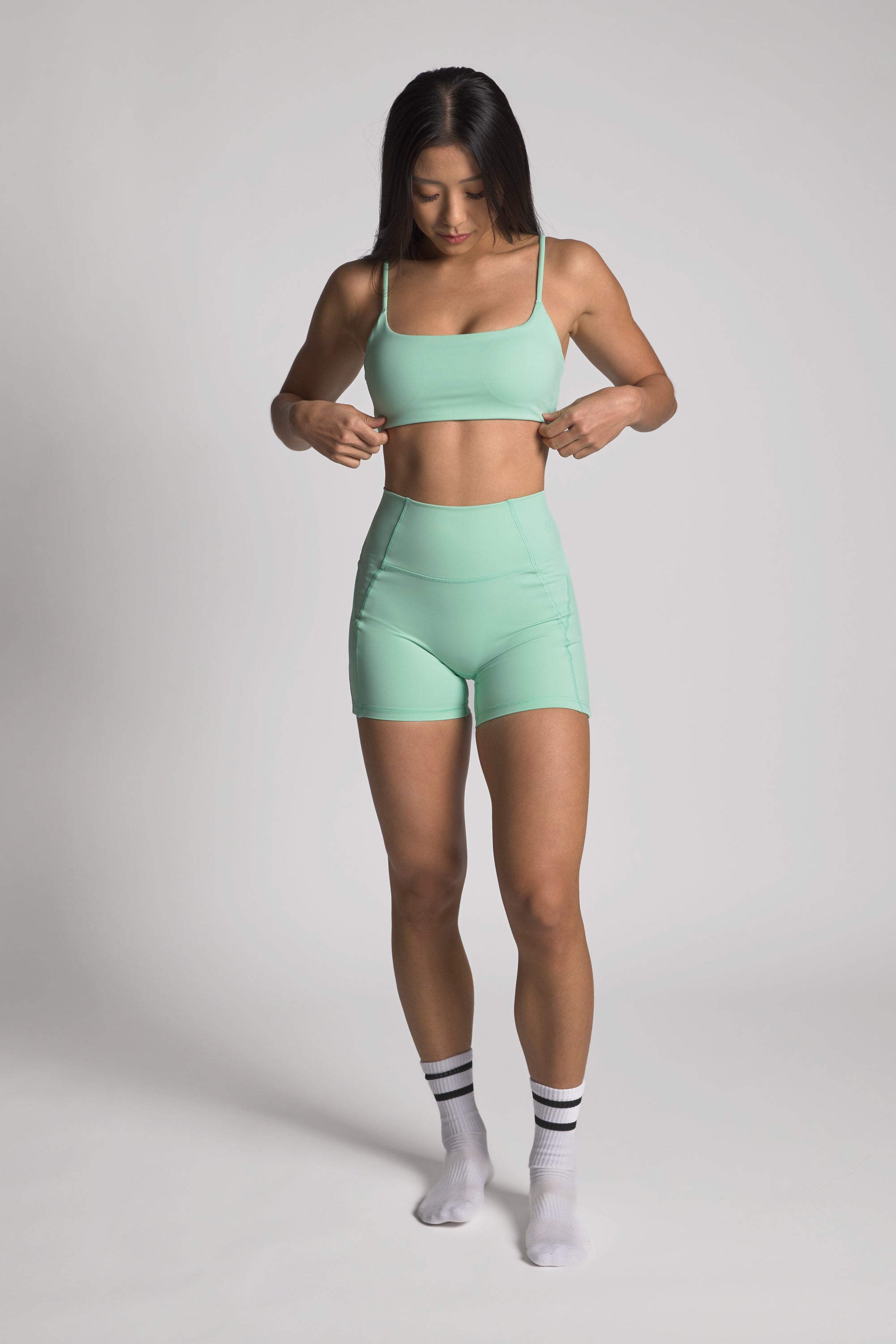 Apex 4" Pocket Shorts - KYDRA #color_Mint