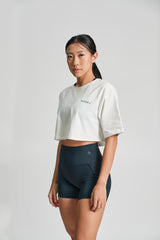 Arden Cropped Tee - KYDRA #color_White