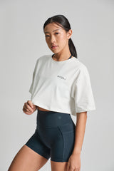 Arden Cropped Tee - KYDRA #color_White