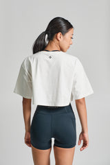 Arden Cropped Tee - KYDRA #color_White