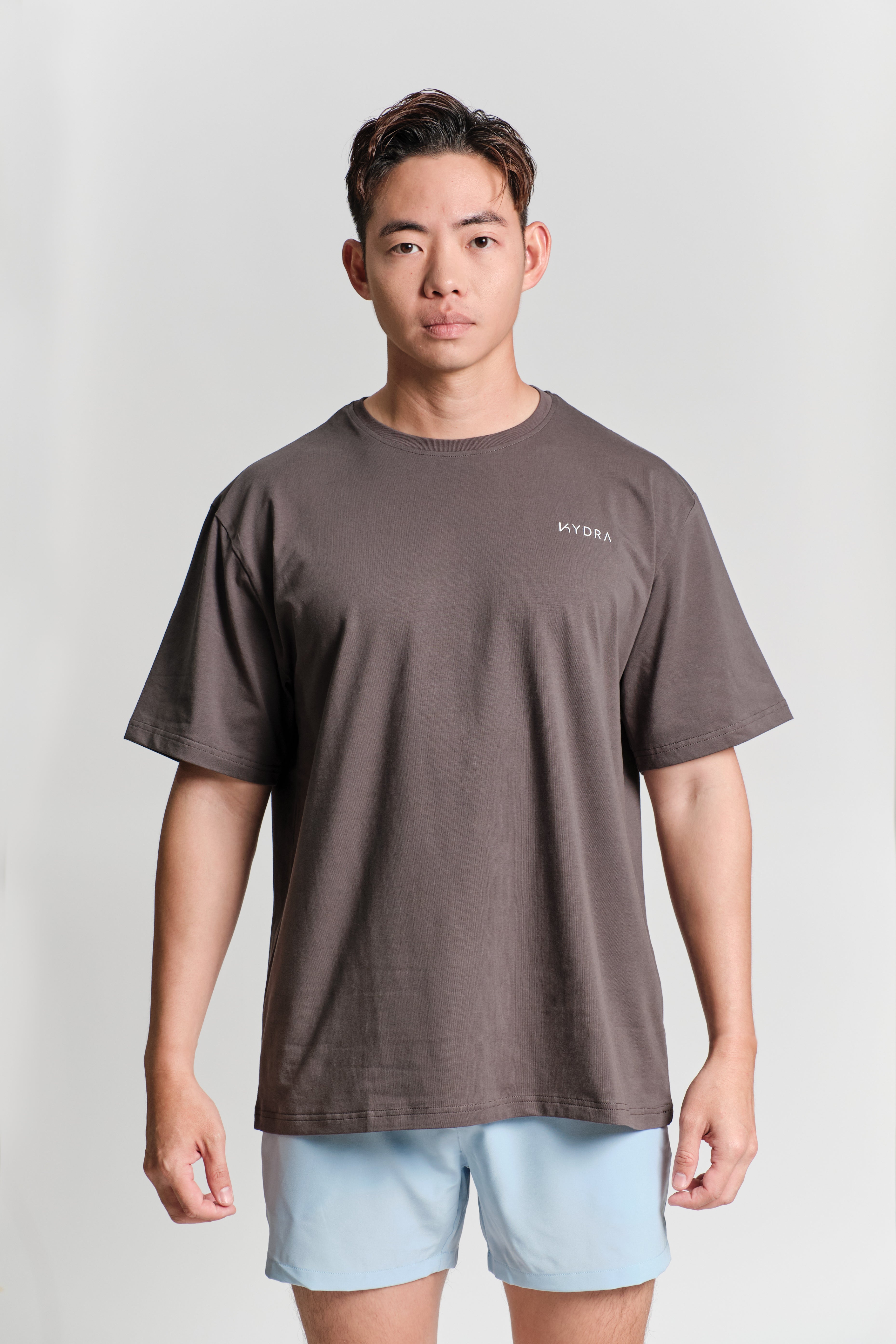Arden Oversized Tee - KYDRA #color_Dark Grey