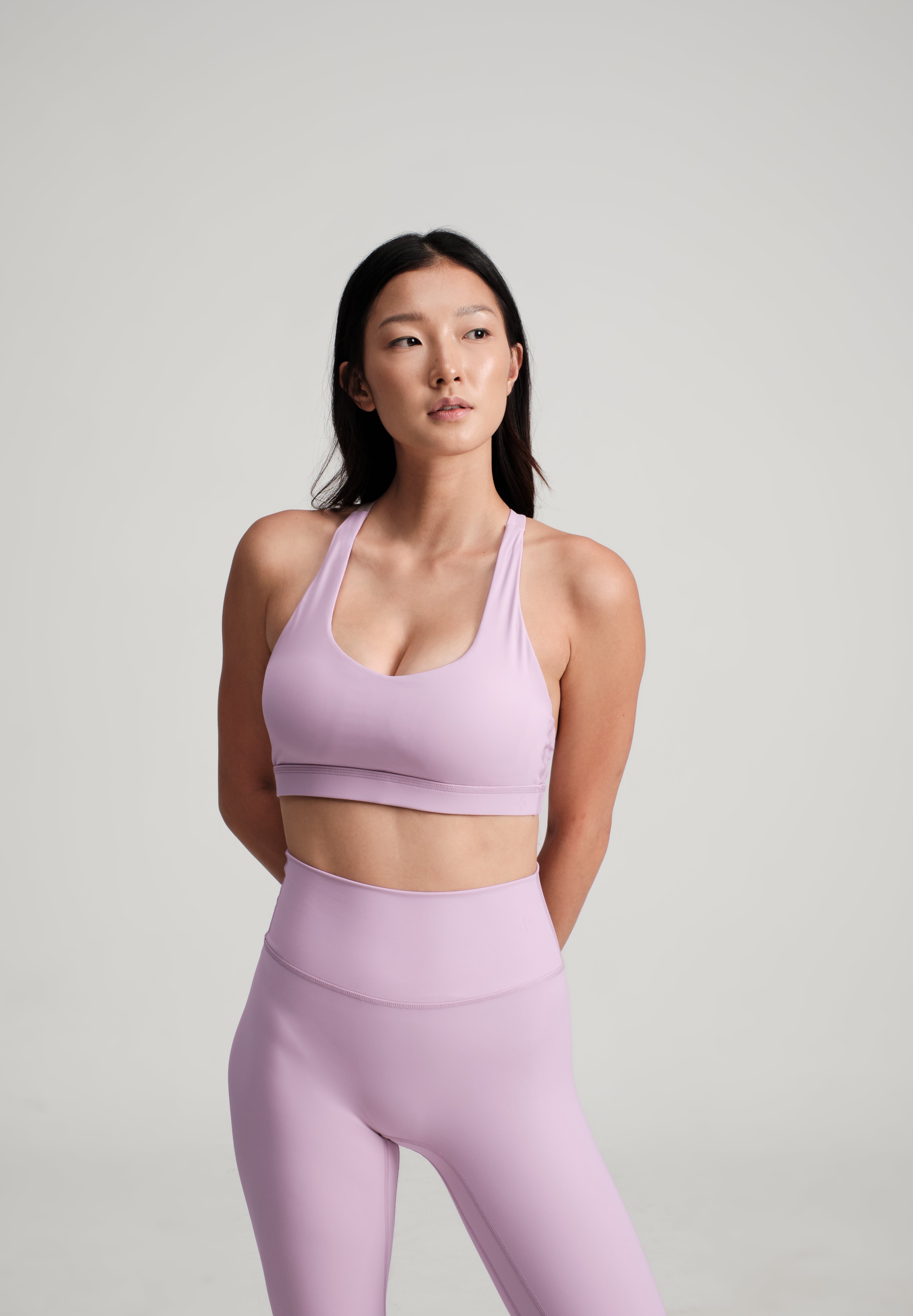 Atlas Bra | Racer Back - KYDRA #color_Lilac Blush