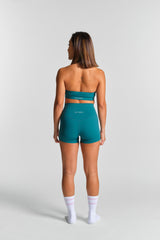 KYDRA Bare Halter Bra in Emerald #color_Emerald