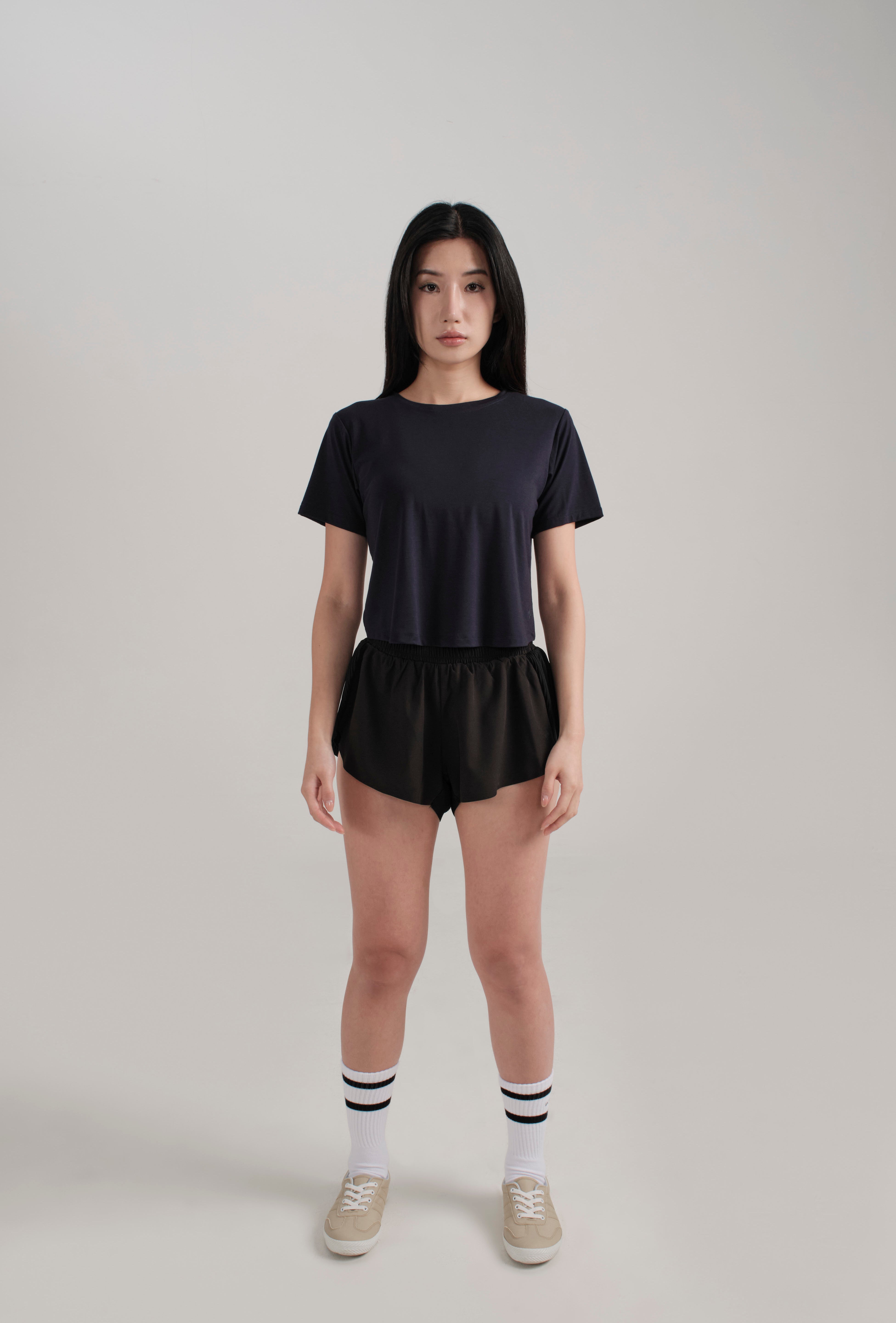 Cross Back Tee - KYDRA #color_Dark Navy