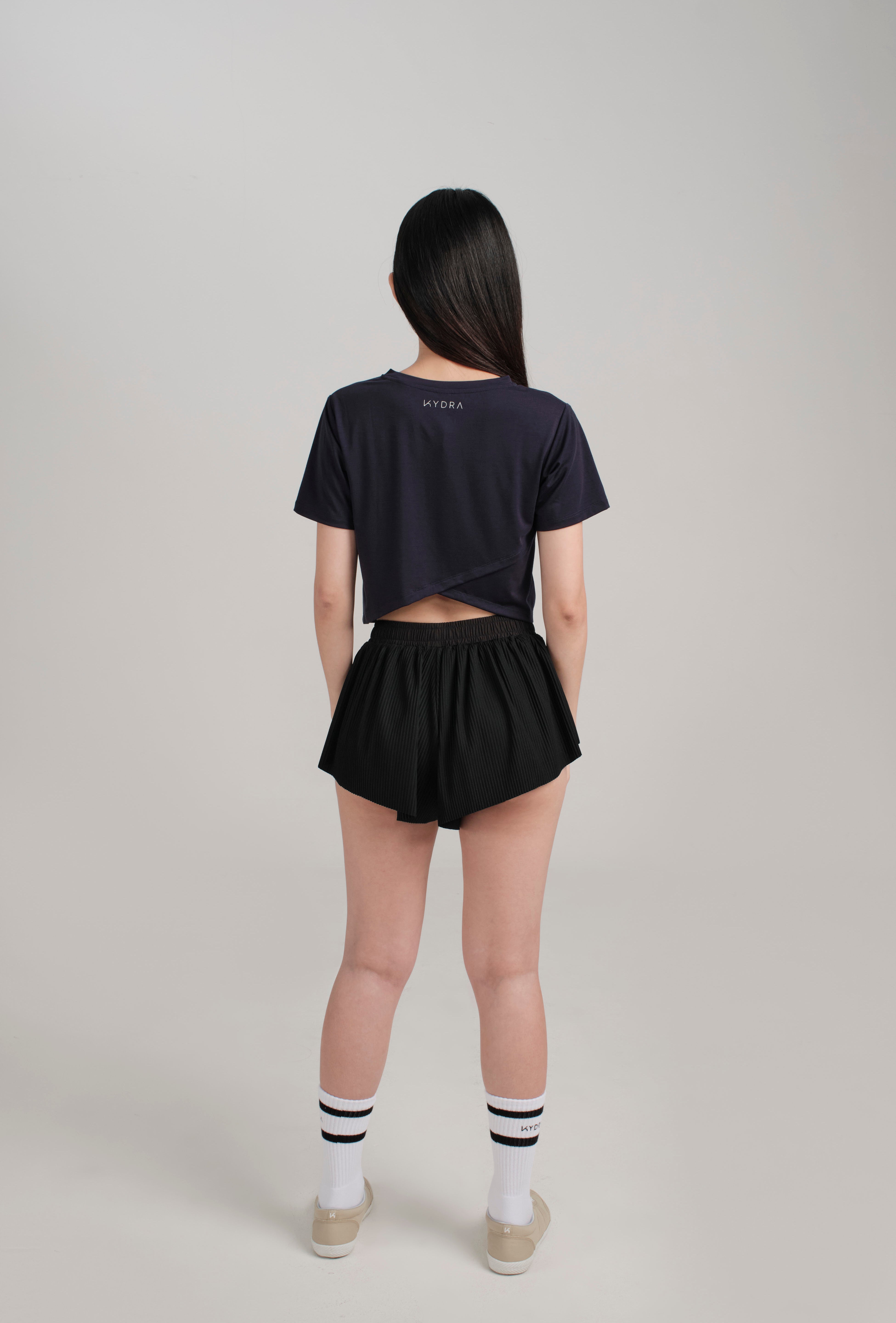 Cross Back Tee - KYDRA #color_Dark Navy