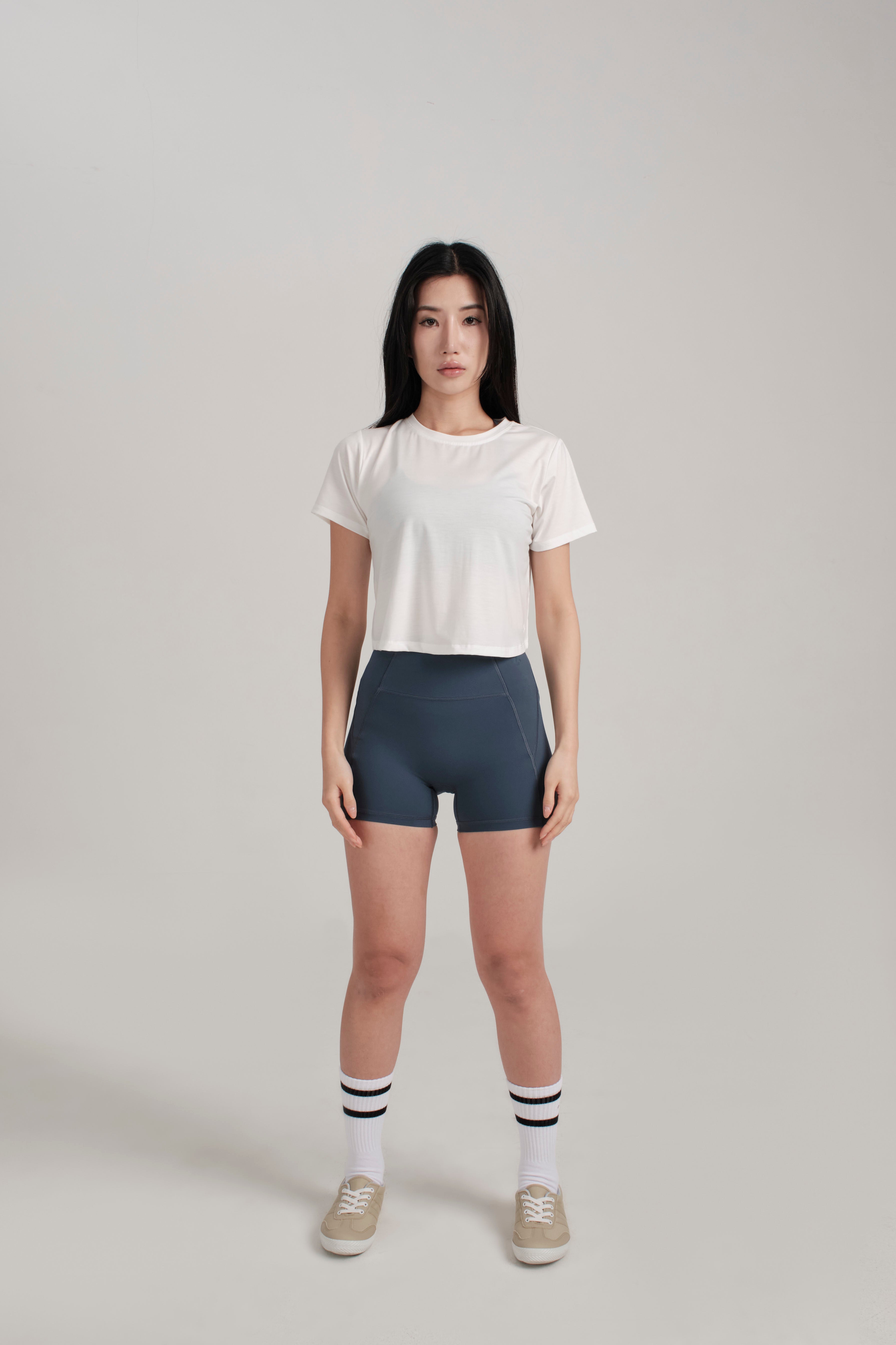 Cross Back Tee - KYDRA #color_Off White