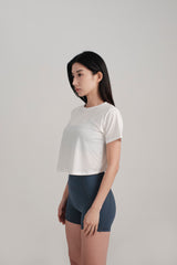 Cross Back Tee - KYDRA #color_Off White