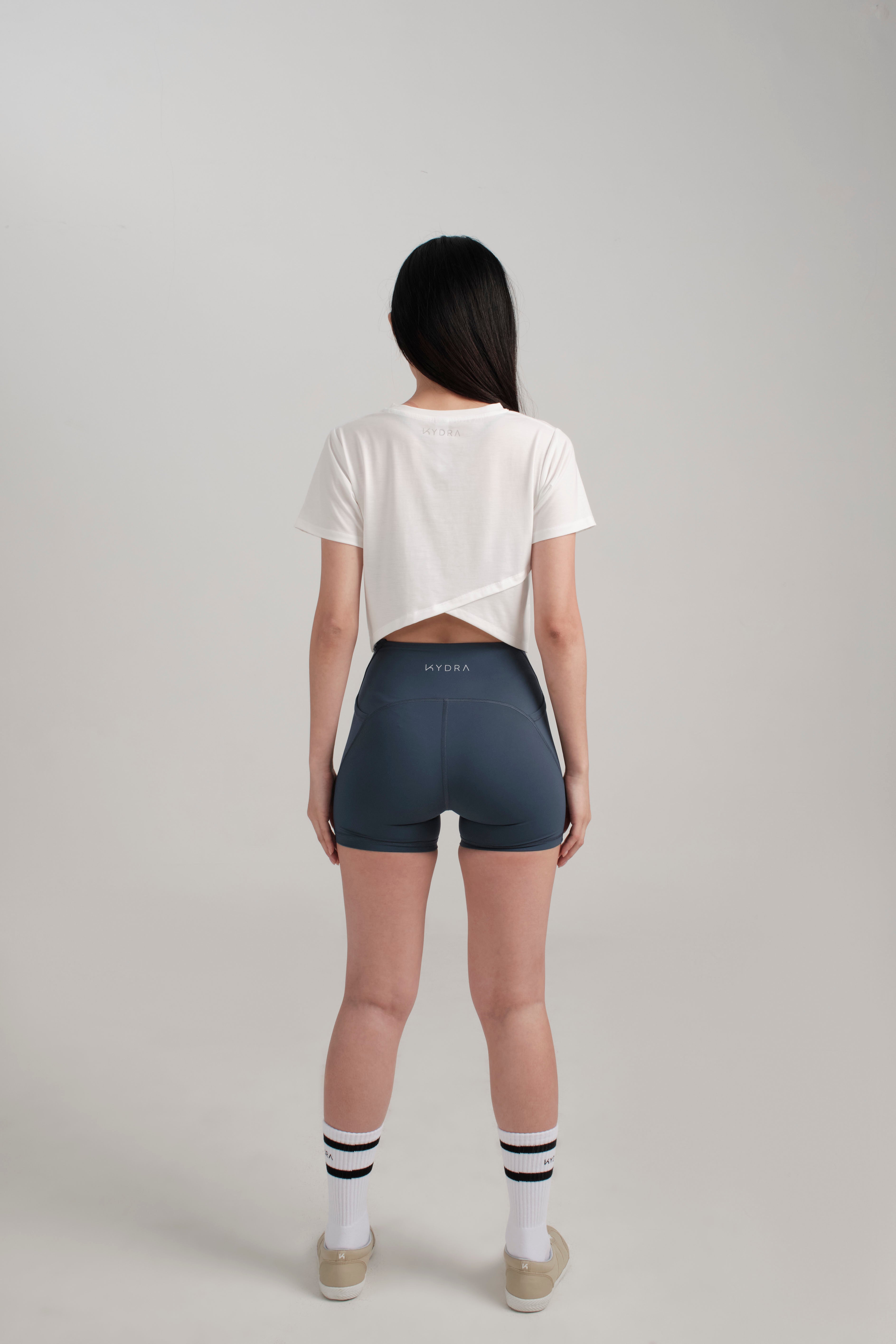 Cross Back Tee - KYDRA #color_Off White