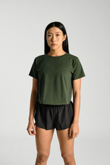 Crossback_Tee_Black_PDP - KYDRA #color_Forest