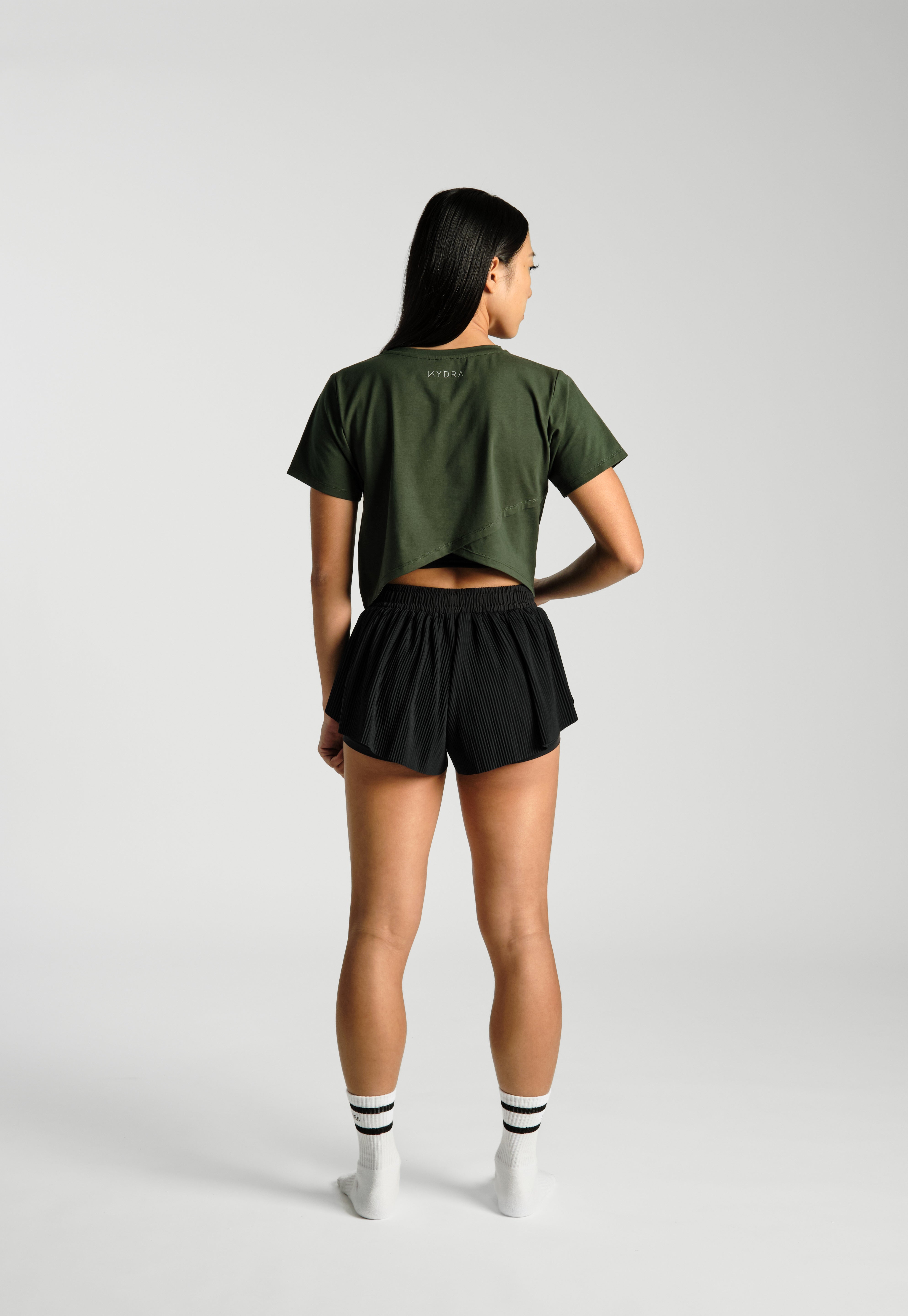 Crossback_Tee_Black_PDP - KYDRA #color_Forest