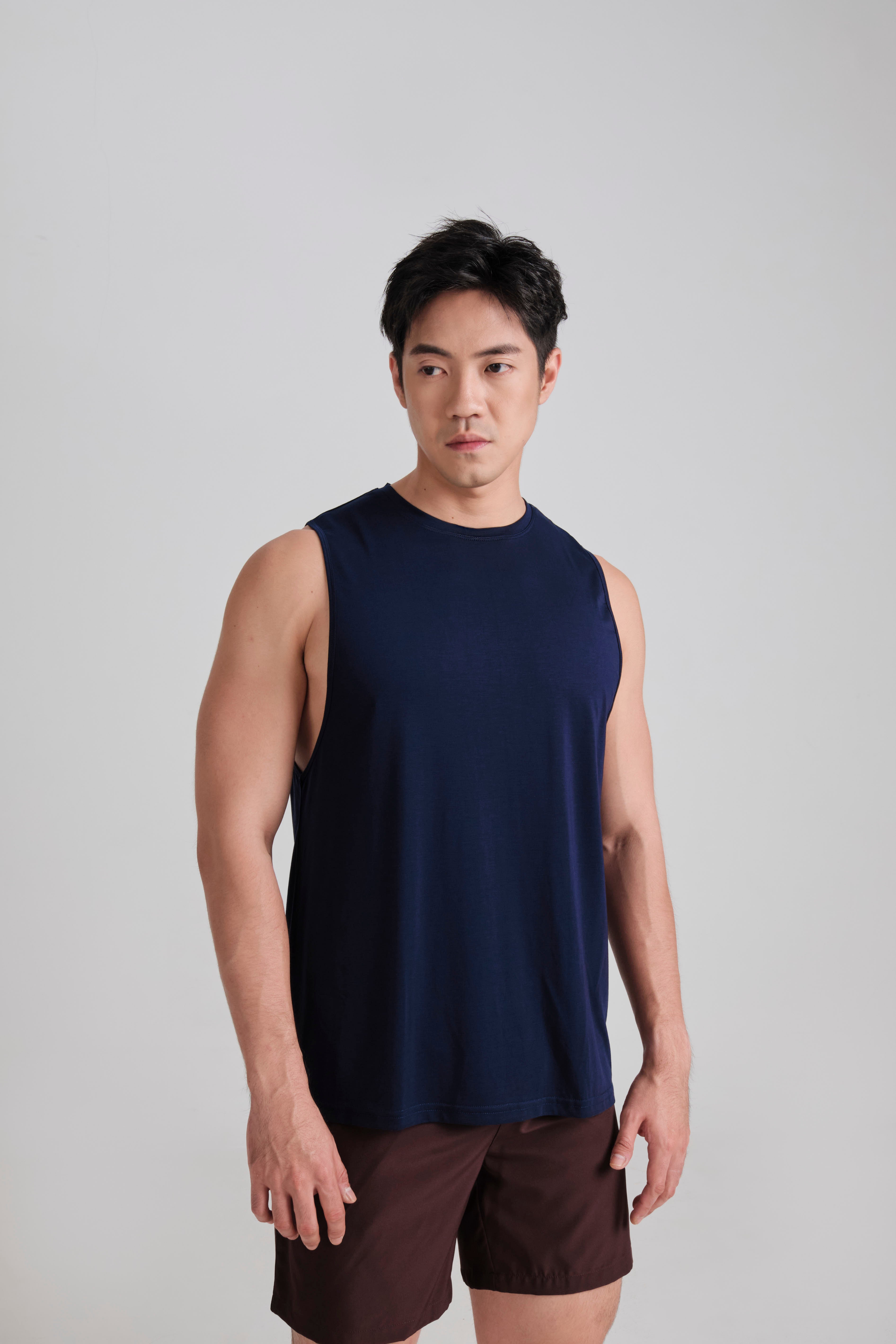 Grit Tank - KYDRA #color_Dark Navy