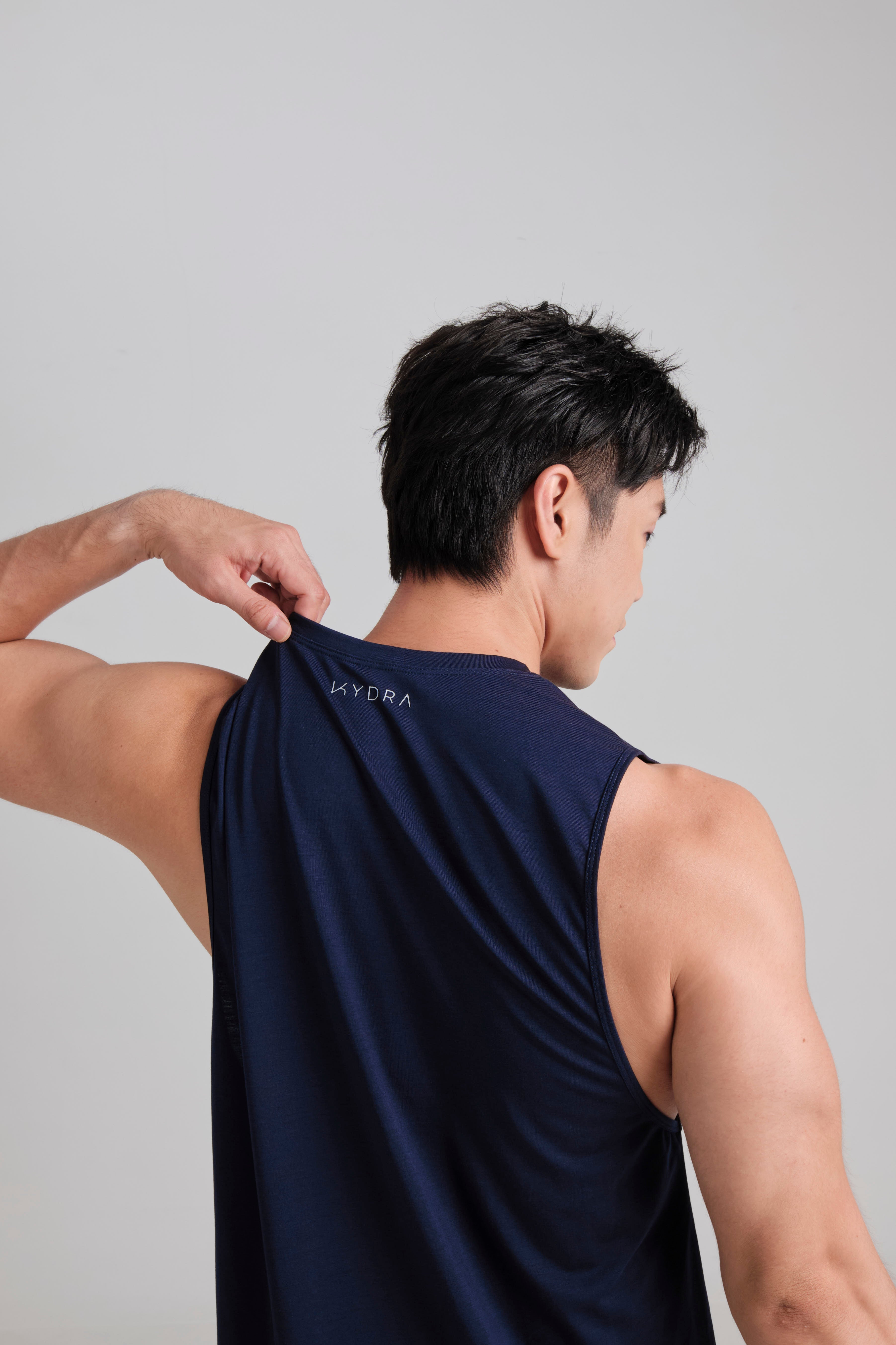 Grit Tank - KYDRA #color_Dark Navy