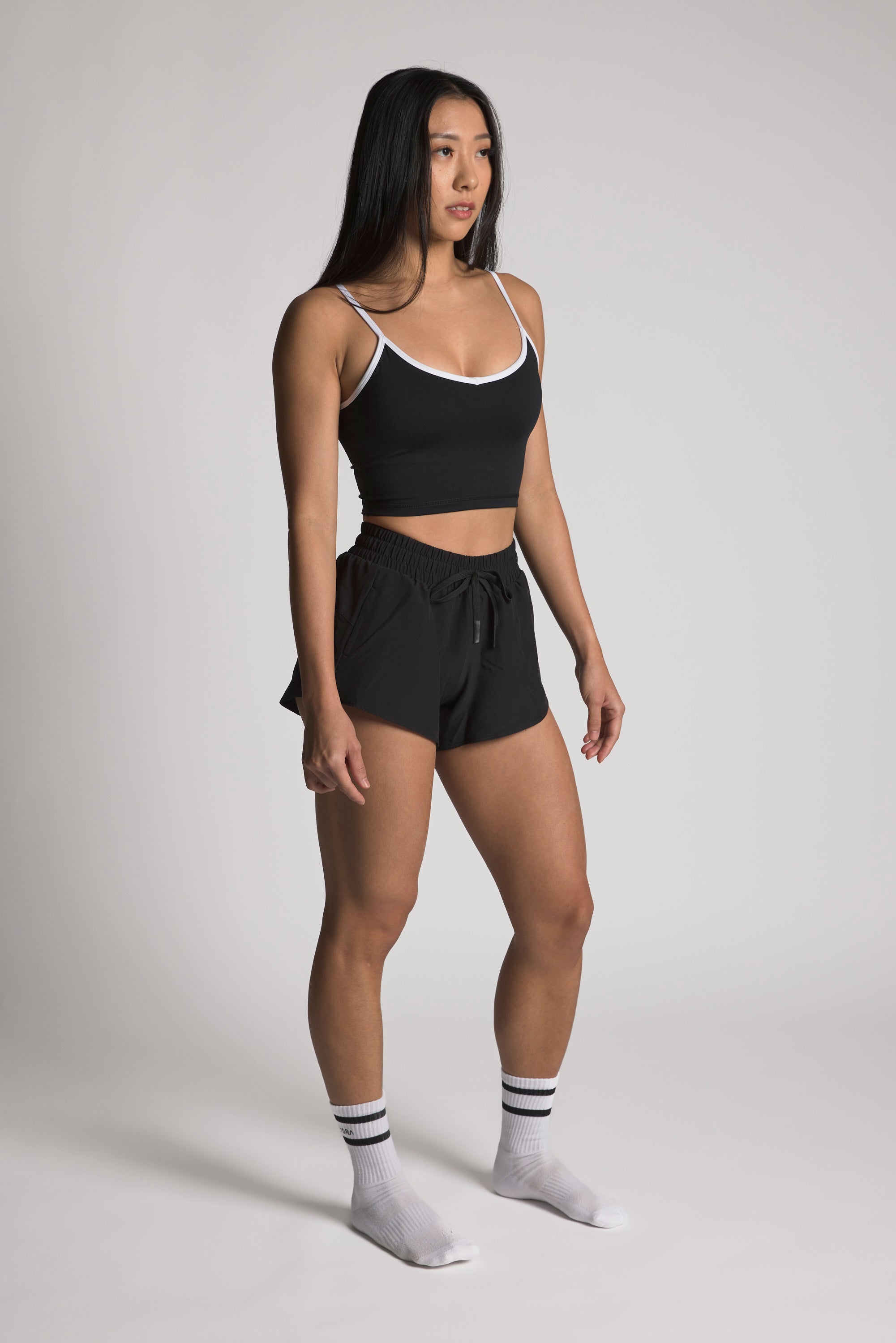 Lexa Longline Bra - KYDRA #color_Black