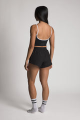 Lexa Longline Bra - KYDRA #color_Black