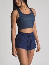 Kara Bolt Shorts - KYDRA #color_Navy