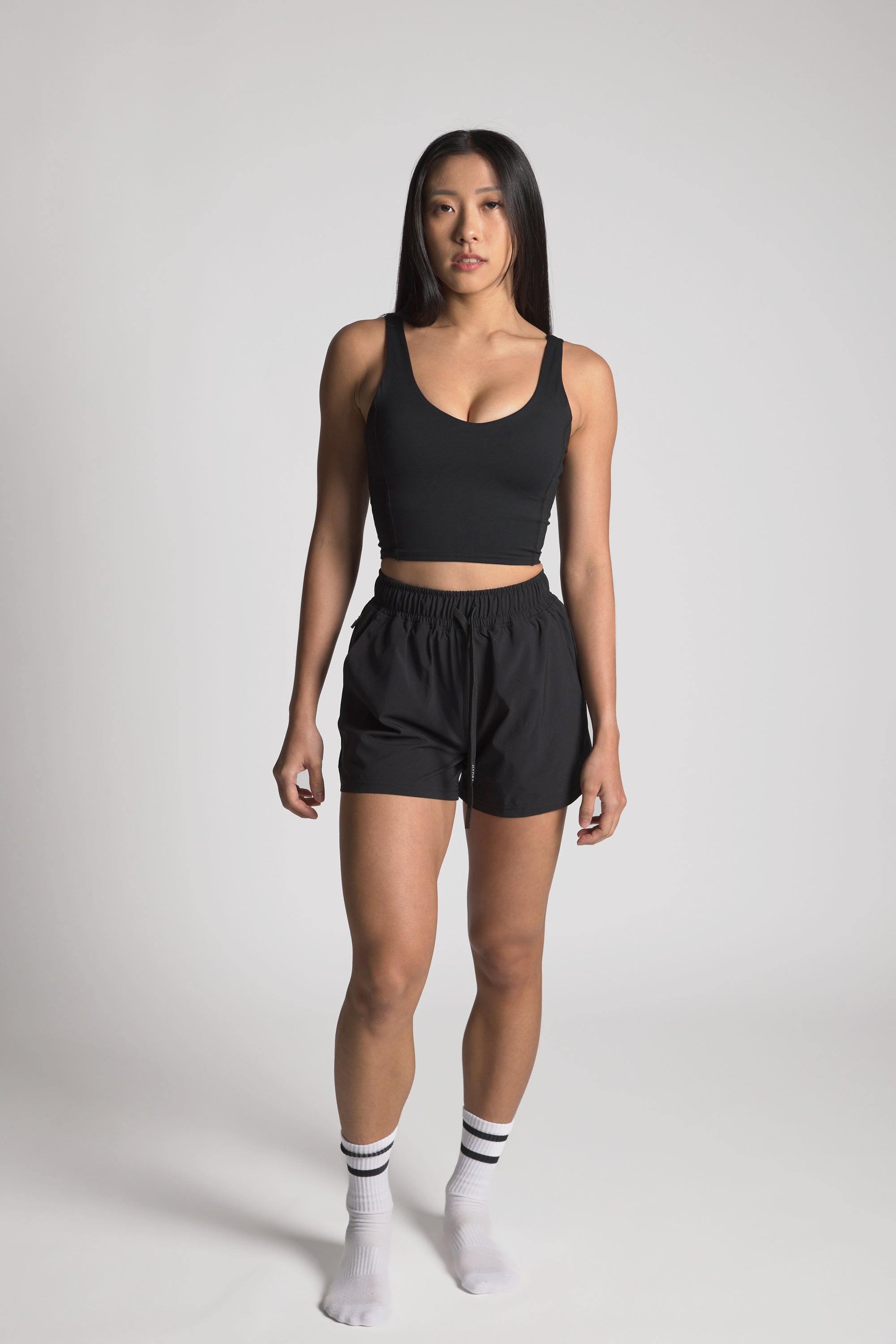 Core Longline Bra - KYDRA #color_Black