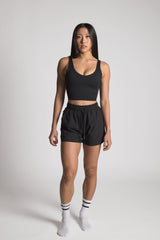 Core Longline Bra - KYDRA #color_Black