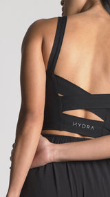 Core Longline Bra - KYDRA #color_Black