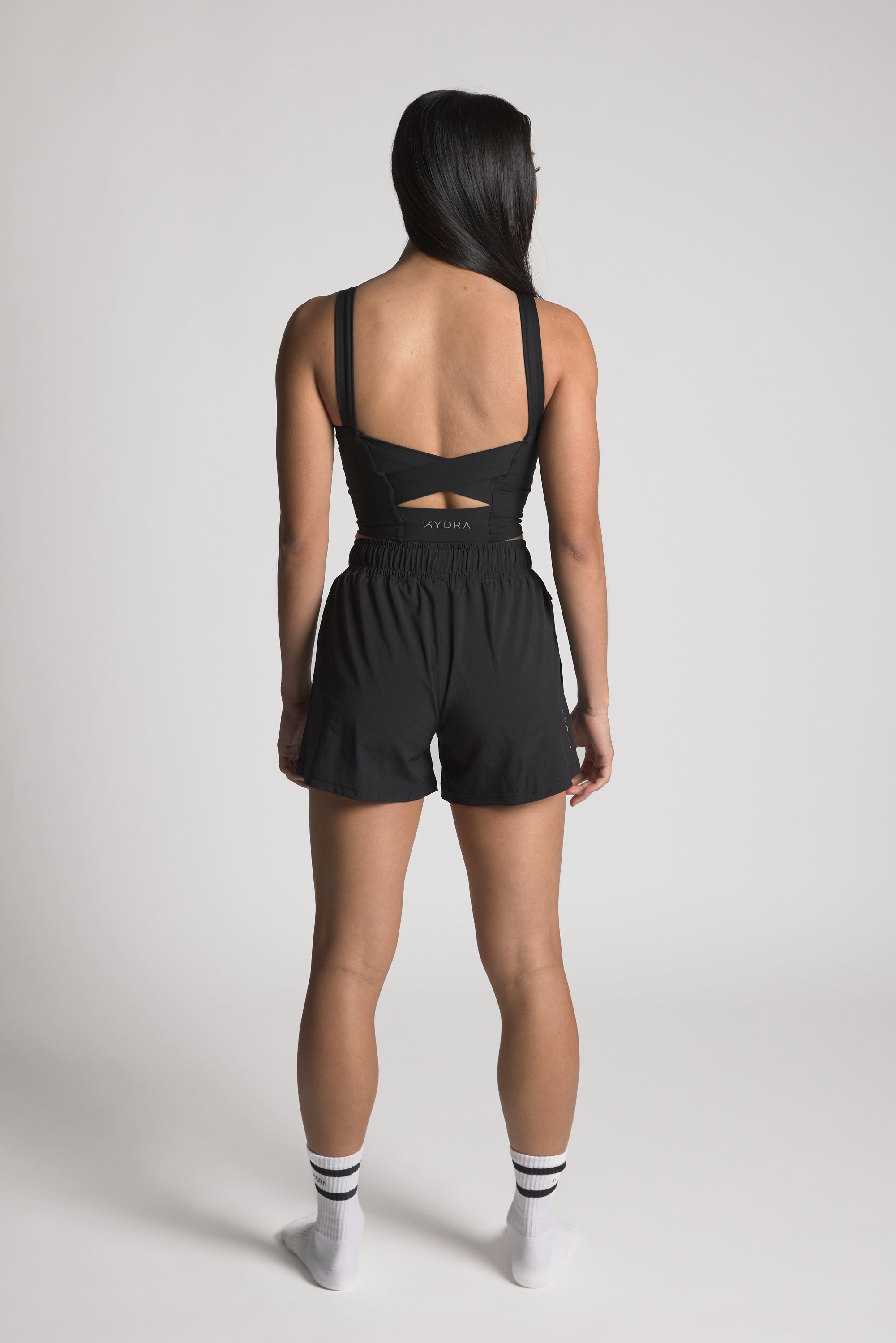 Core Longline Bra - KYDRA #color_Black