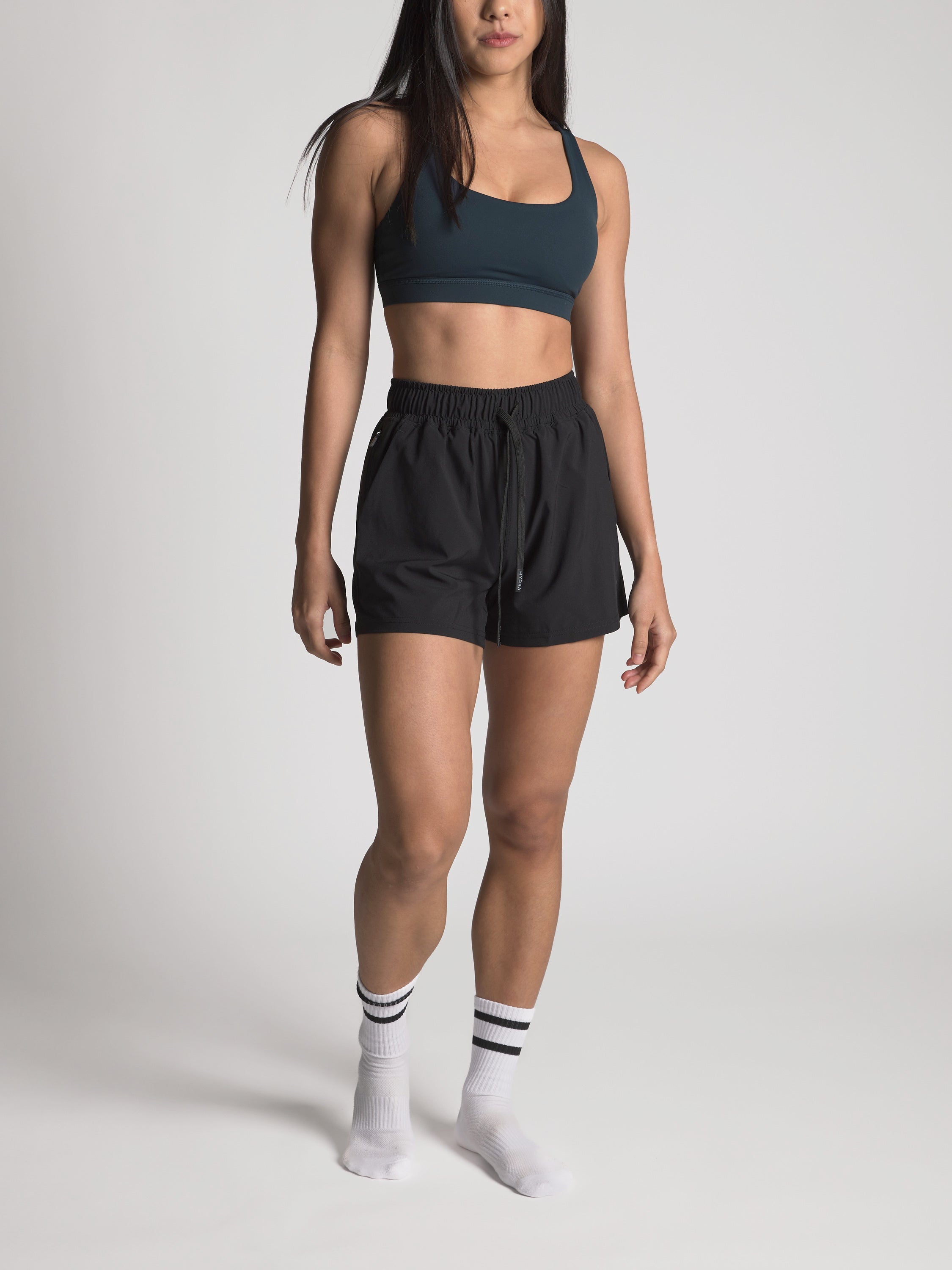 Kara Flex Shorts - KYDRA #color_Black