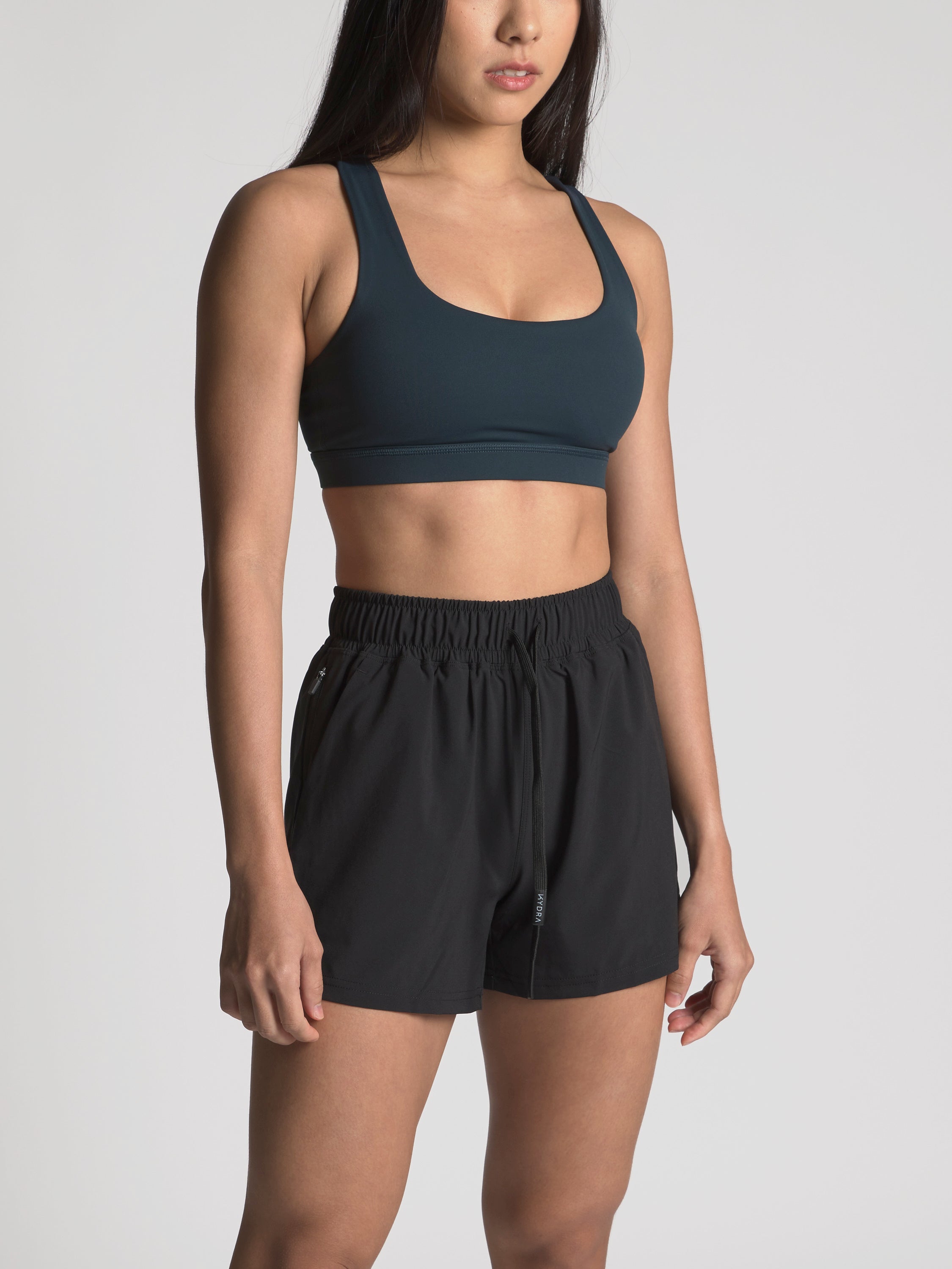 Kara Flex Shorts - KYDRA #color_Black