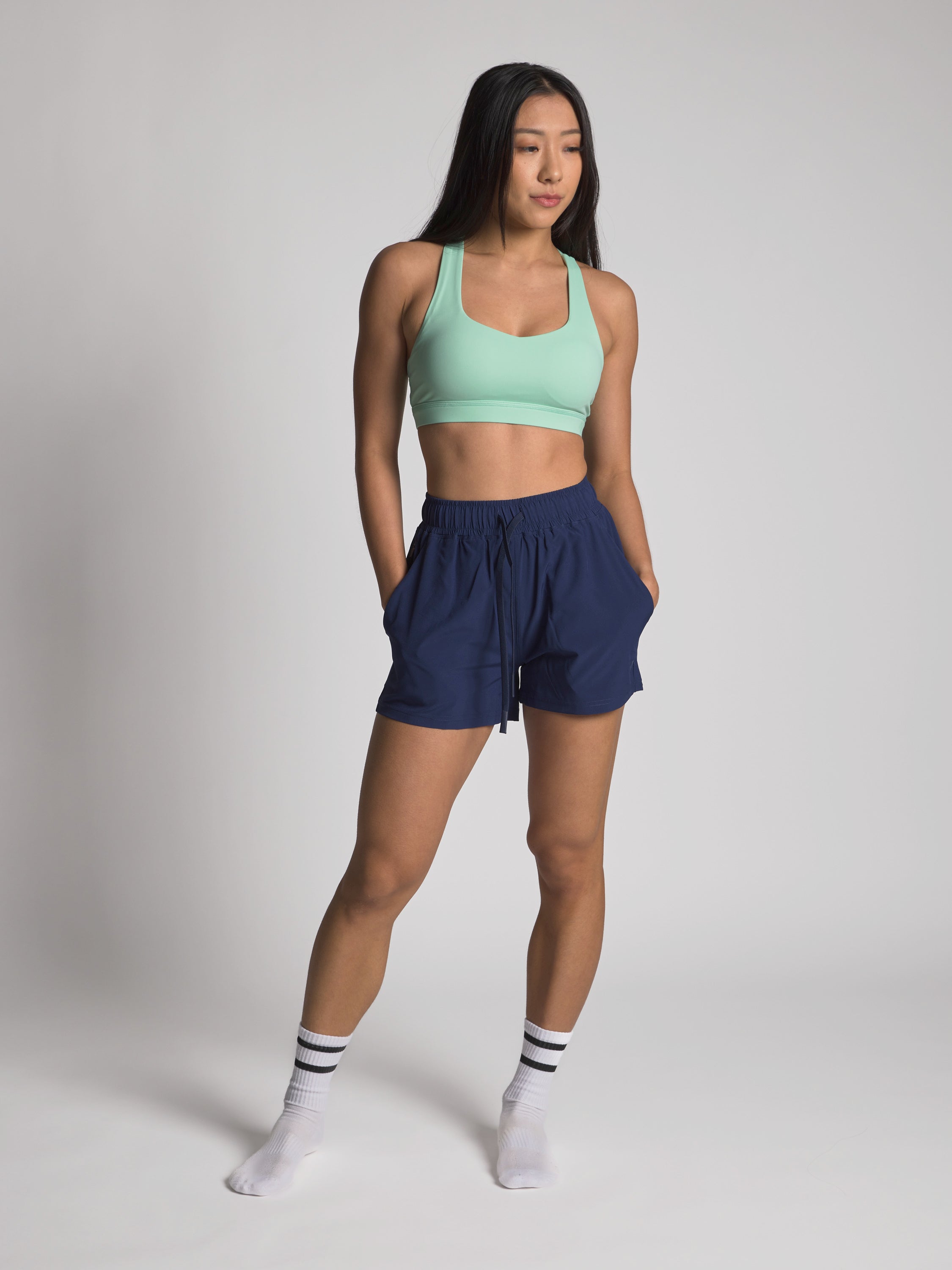 Kara Flex Shorts - KYDRA #color_Navy