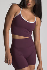 Lexa Longline Bra - KYDRA #color_Acai