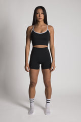 Lexa Longline Bra - KYDRA #color_Black