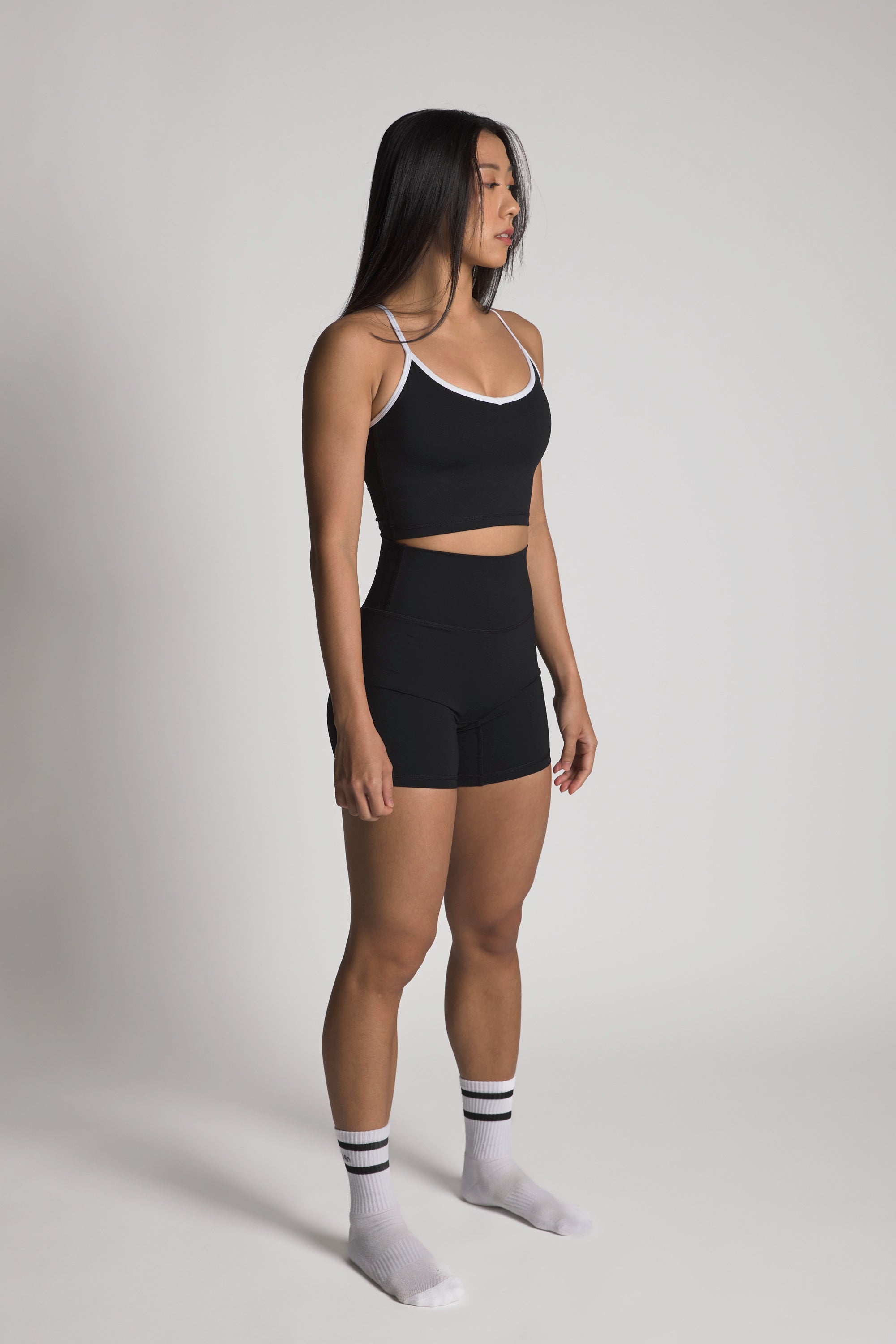 Lexa Longline Bra - KYDRA #color_Black