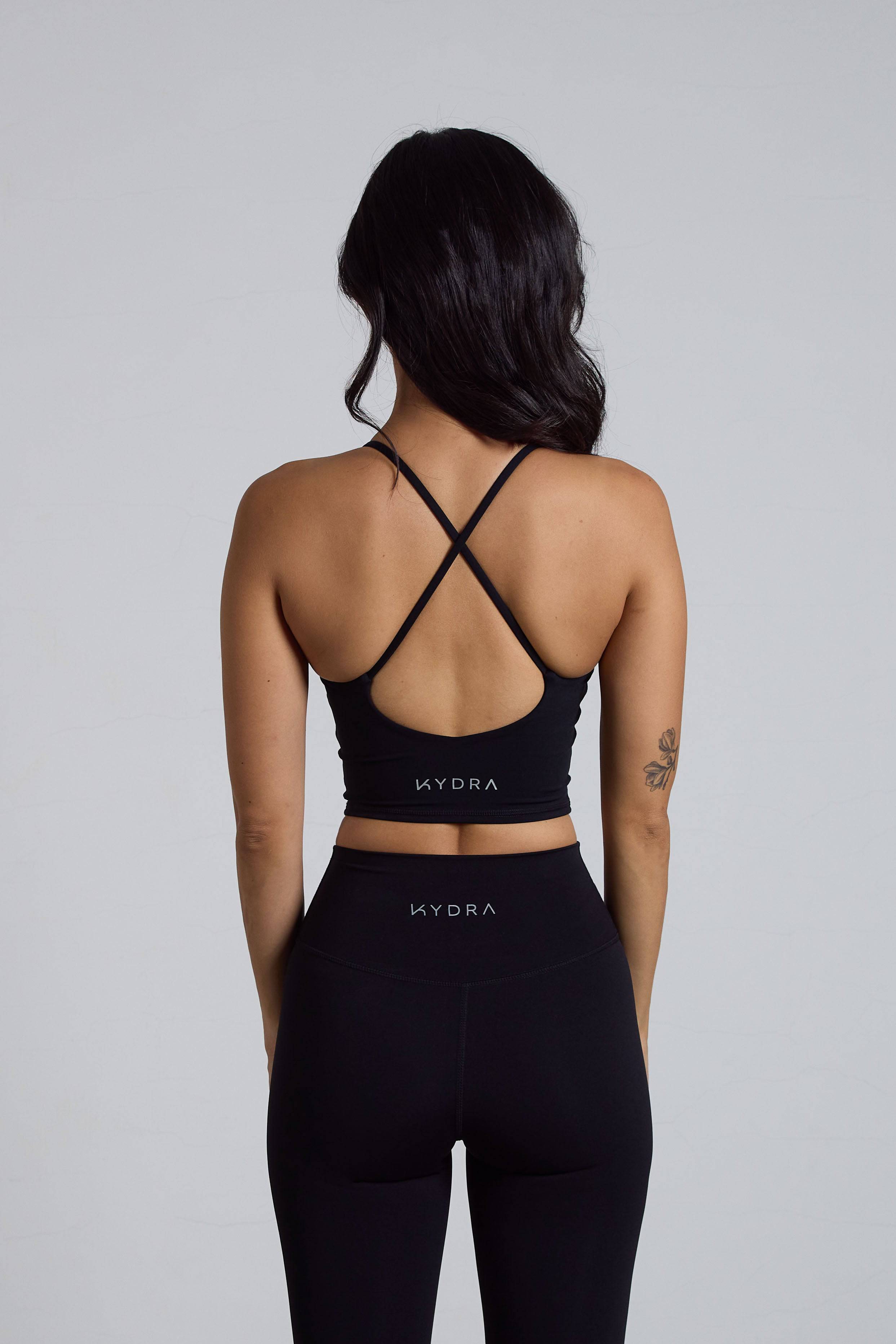 Lexi Longline Bra - KYDRA #color_Black