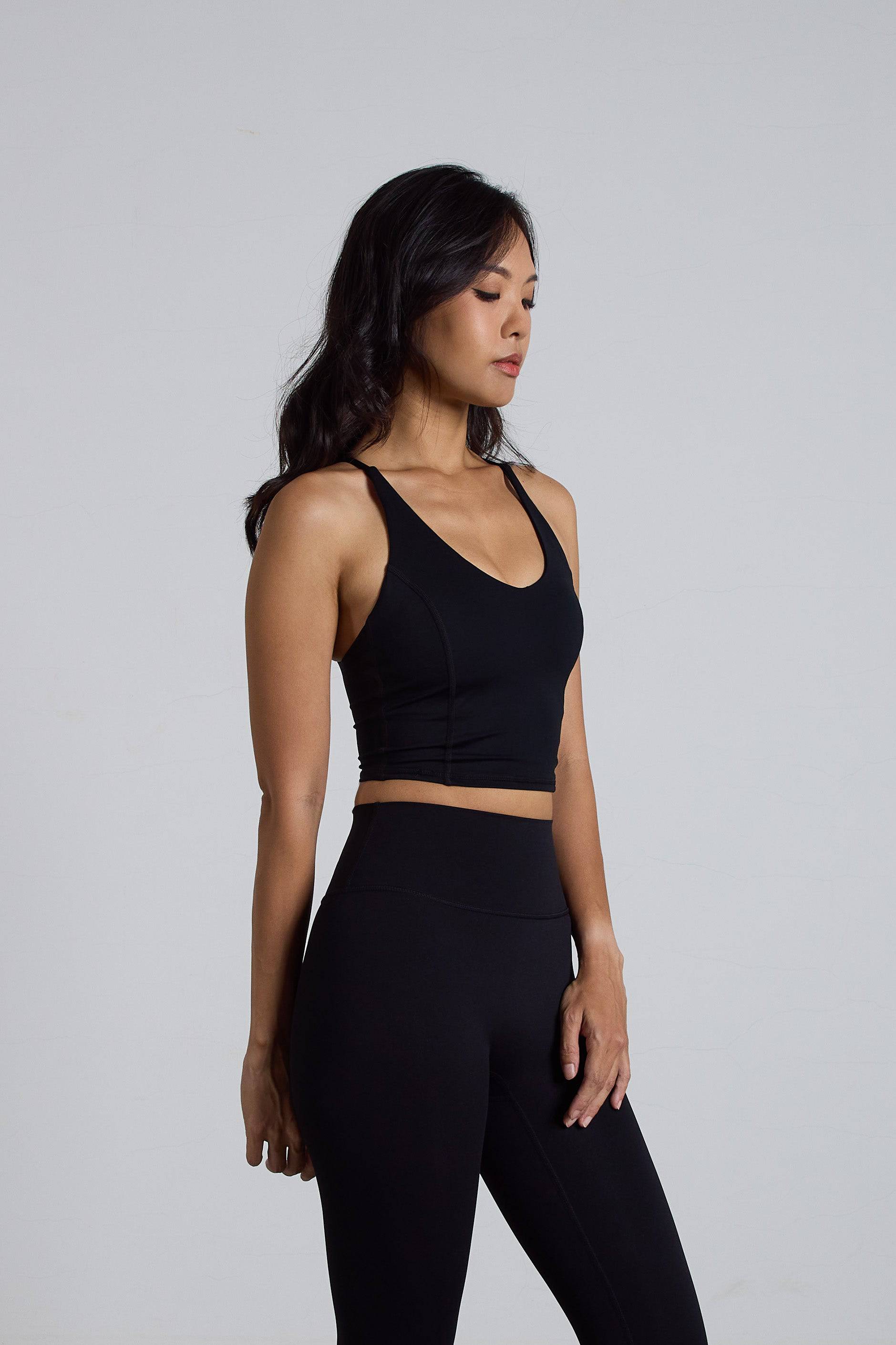 Lexi Longline Bra - KYDRA #color_Black