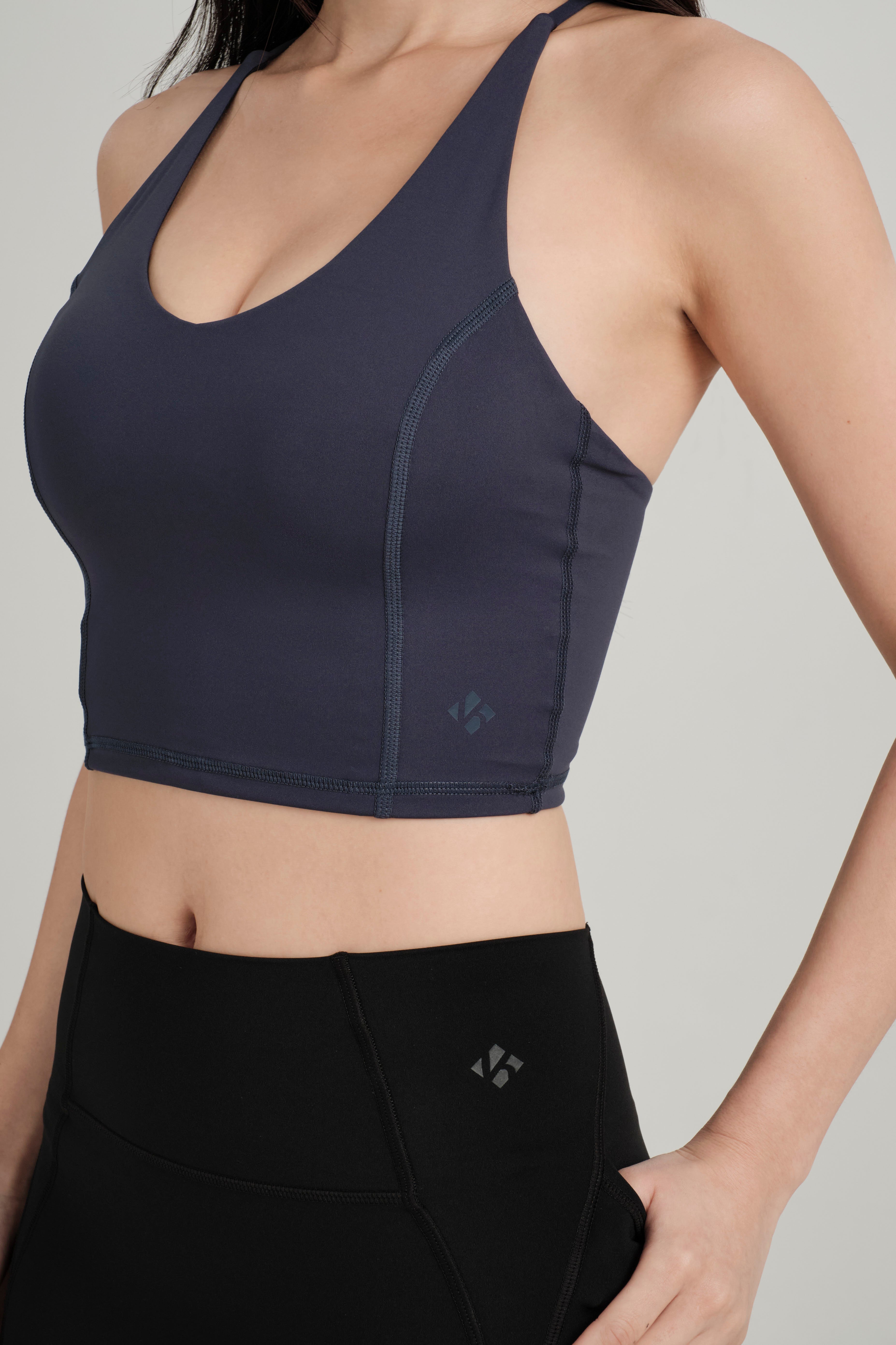 Lexi Longline Bra - KYDRA #color_Eclipse Navy