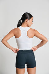 Lyra Ribbed Tank - KYDRA #color_White