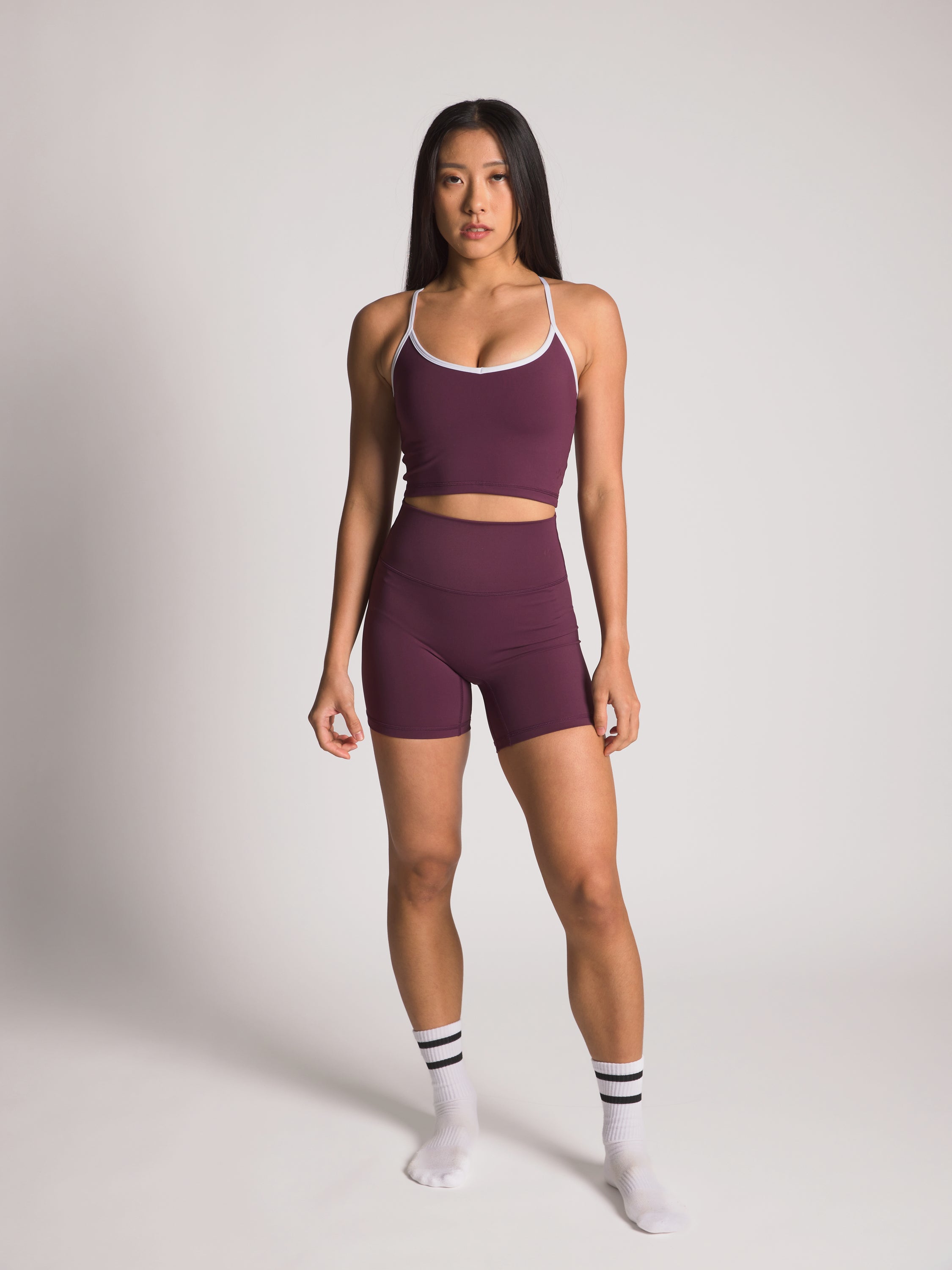 Lexa Longline Bra - KYDRA #color_Acai