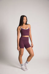 Lexa Longline Bra - KYDRA #color_Acai