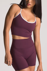 Lexa Longline Bra - KYDRA #color_Acai