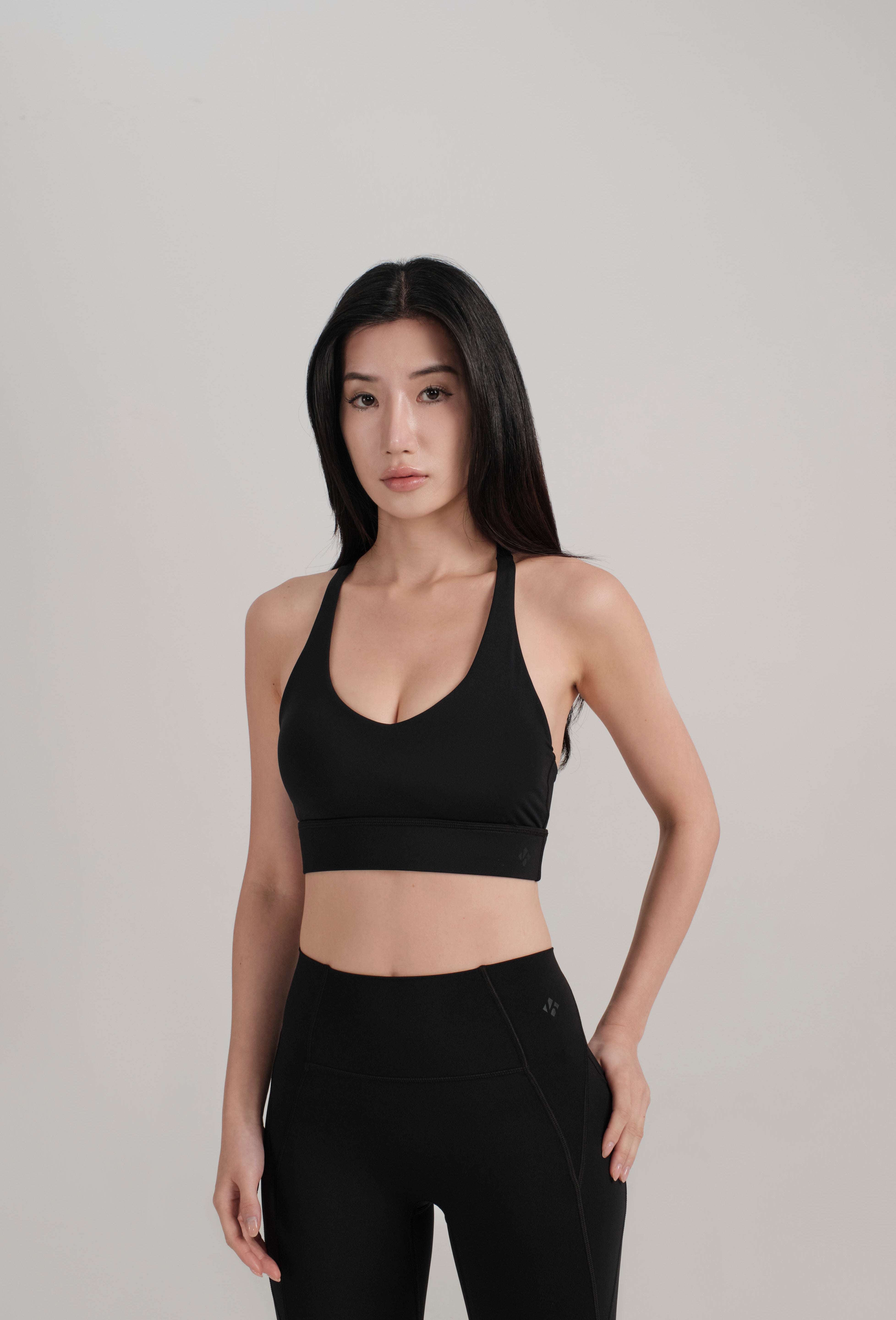 Sierra Midline Bra - KYDRA #color_Black