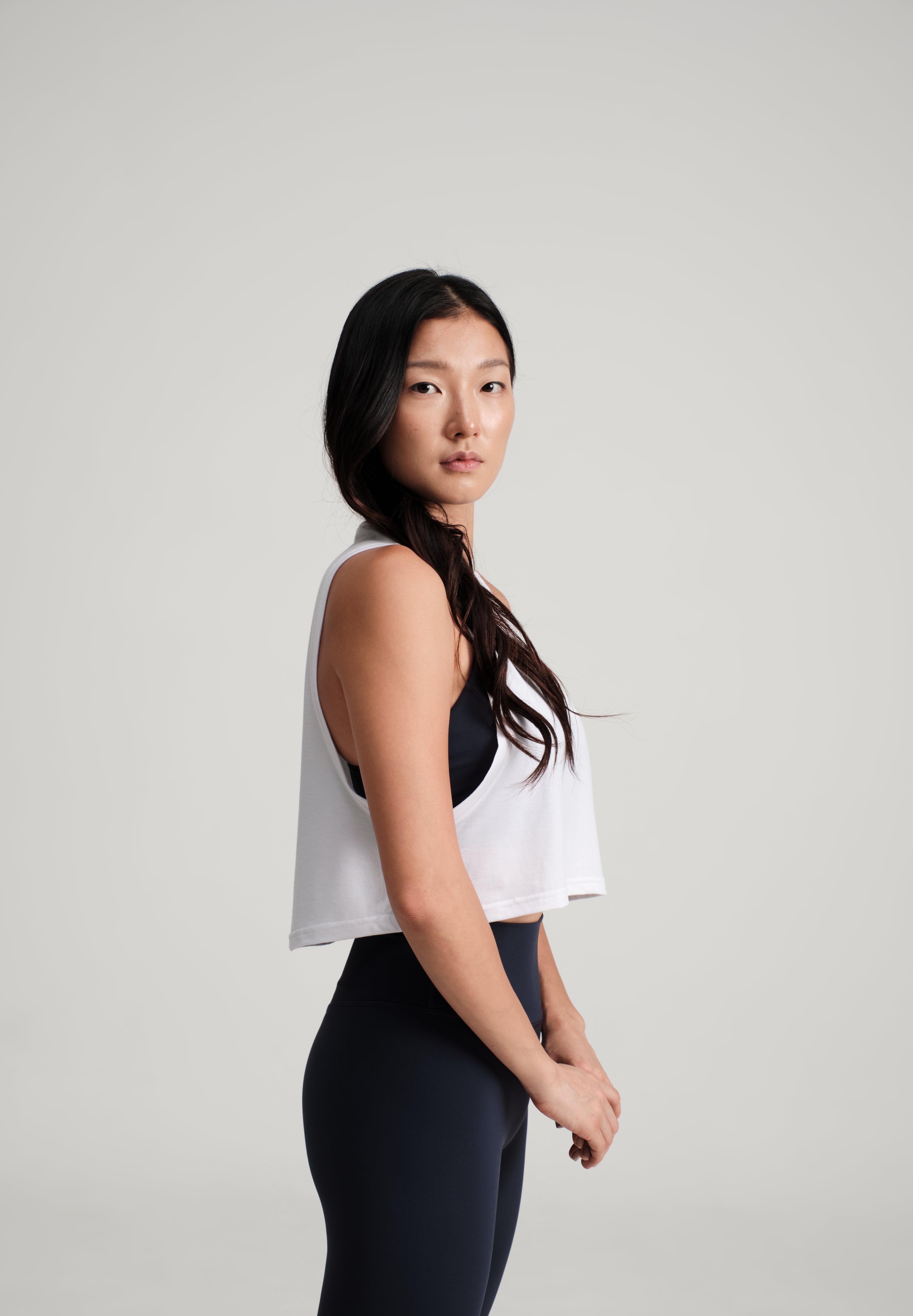 Swift Crop Tank - KYDRA #color_White