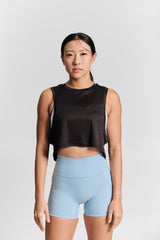 Vapor Phase Crop Tank - KYDRA #color_Black