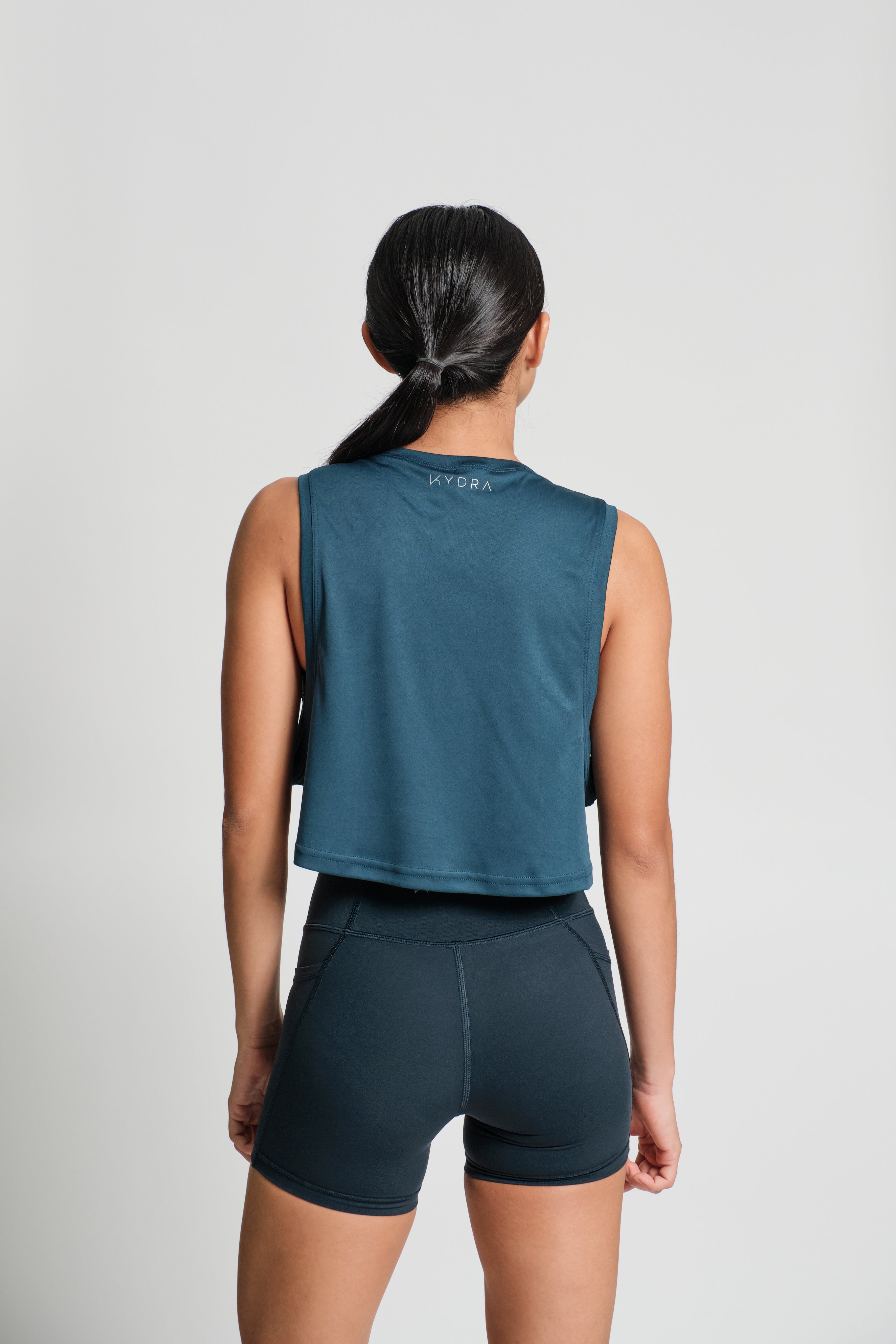 Vapor Phase Crop Tank - KYDRA #color_Ocean