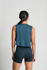 Vapor Phase Crop Tank - KYDRA #color_Ocean